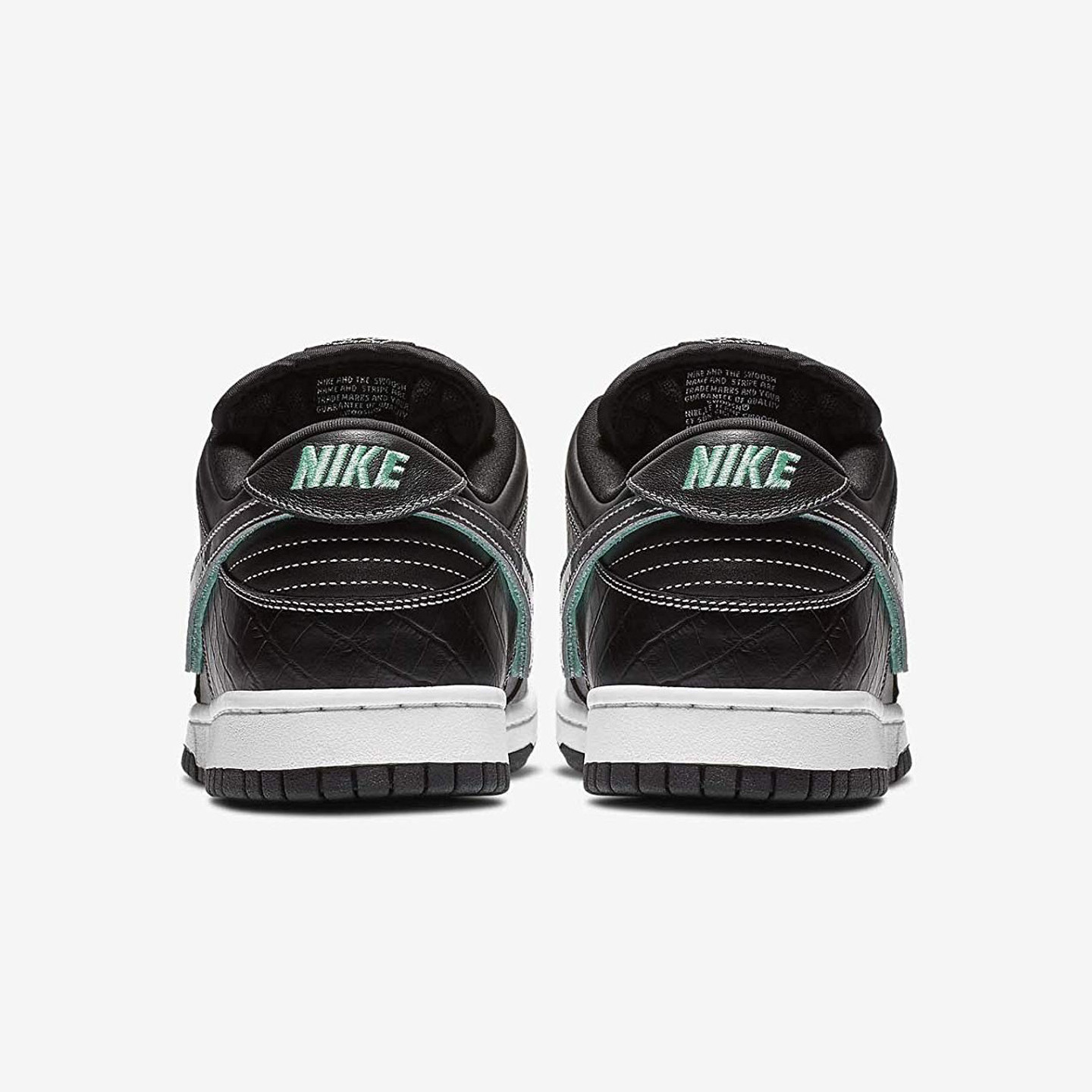 Nike SB Dunk Low Pro OG 'Tiffany' Black / Chrome / Tropical Twist BV1310-001-39
