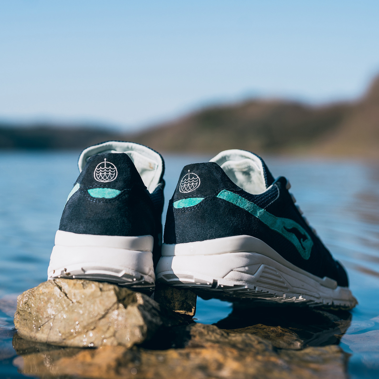 KangaROOS Omnirun x Bracenet 'Ocean 72' - Made in Germany Navy / Turquoise / White 47020 000 4406-44