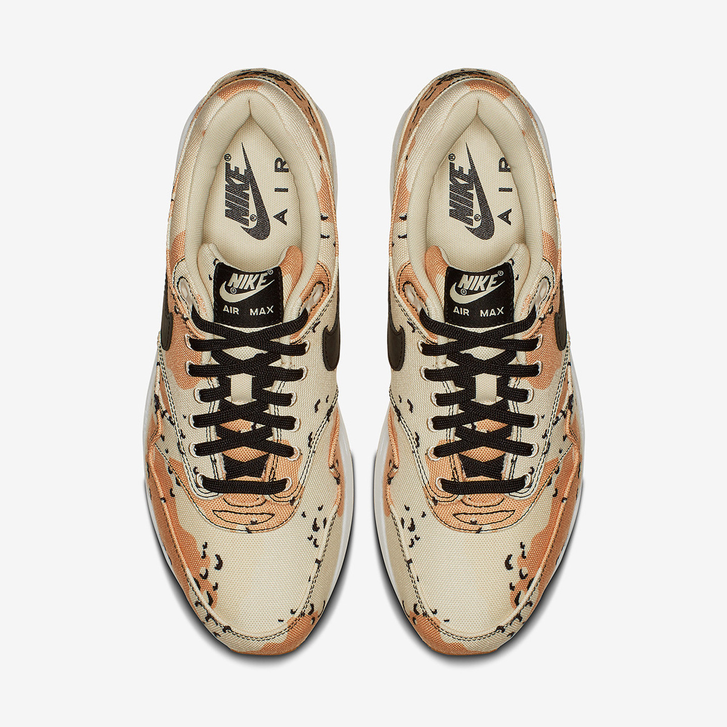 Nike Air Max 1 'Desert Camo' Beach / Black / Praline 875844-204-44