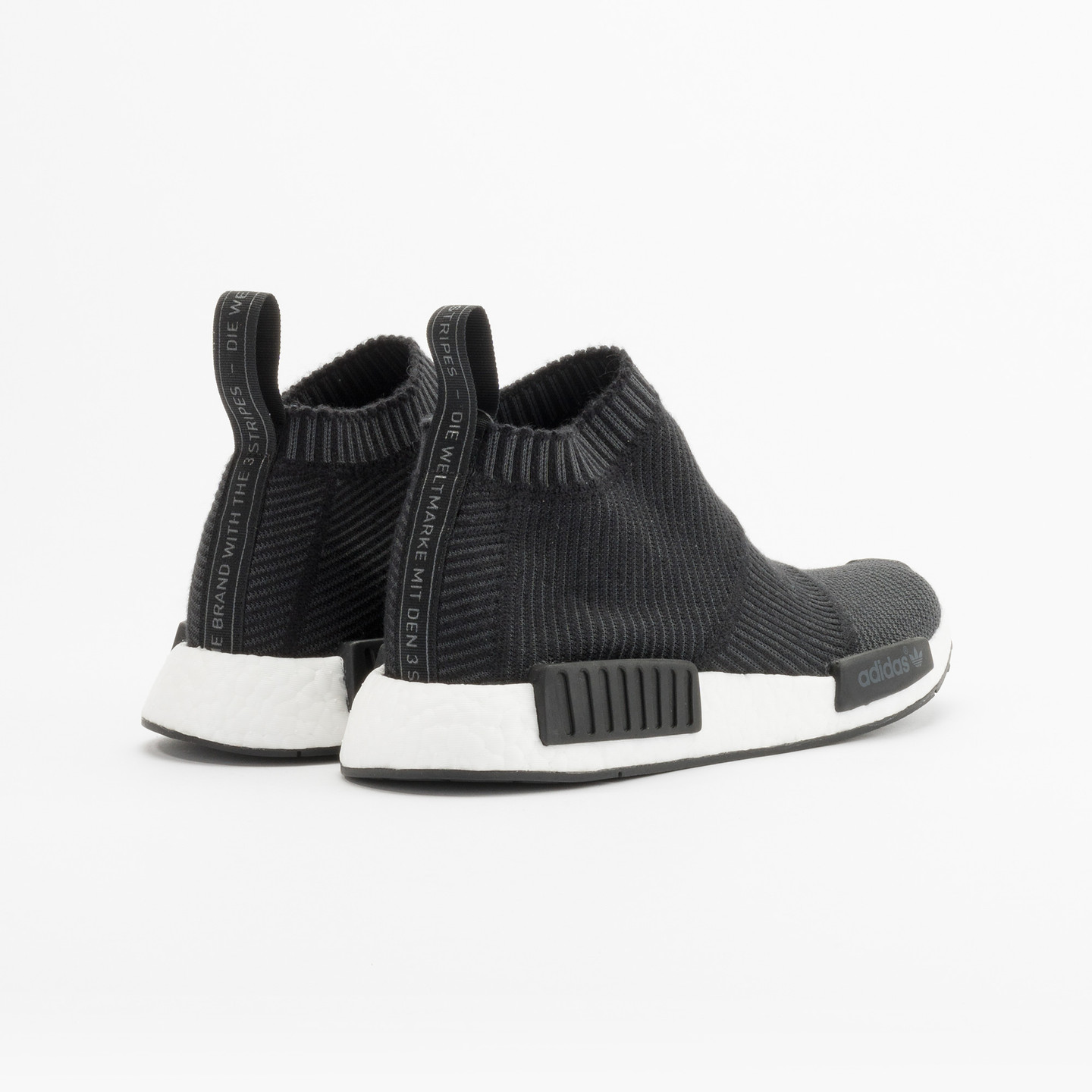 Adidas NMD CS1 City Sock Boost Primeknit Wool Core Black / Running White S32184-38.66