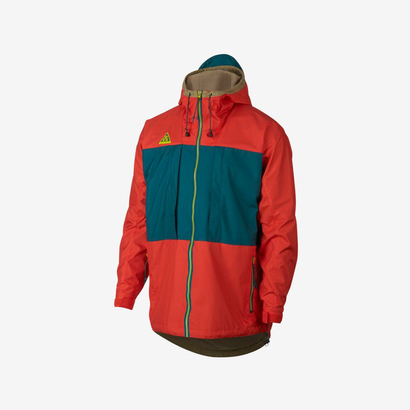 Nike ACG Sportswear Anorak Habanero Red / Geode Teal / Parachute Beige / Bright Citron AQ2294-634-XL