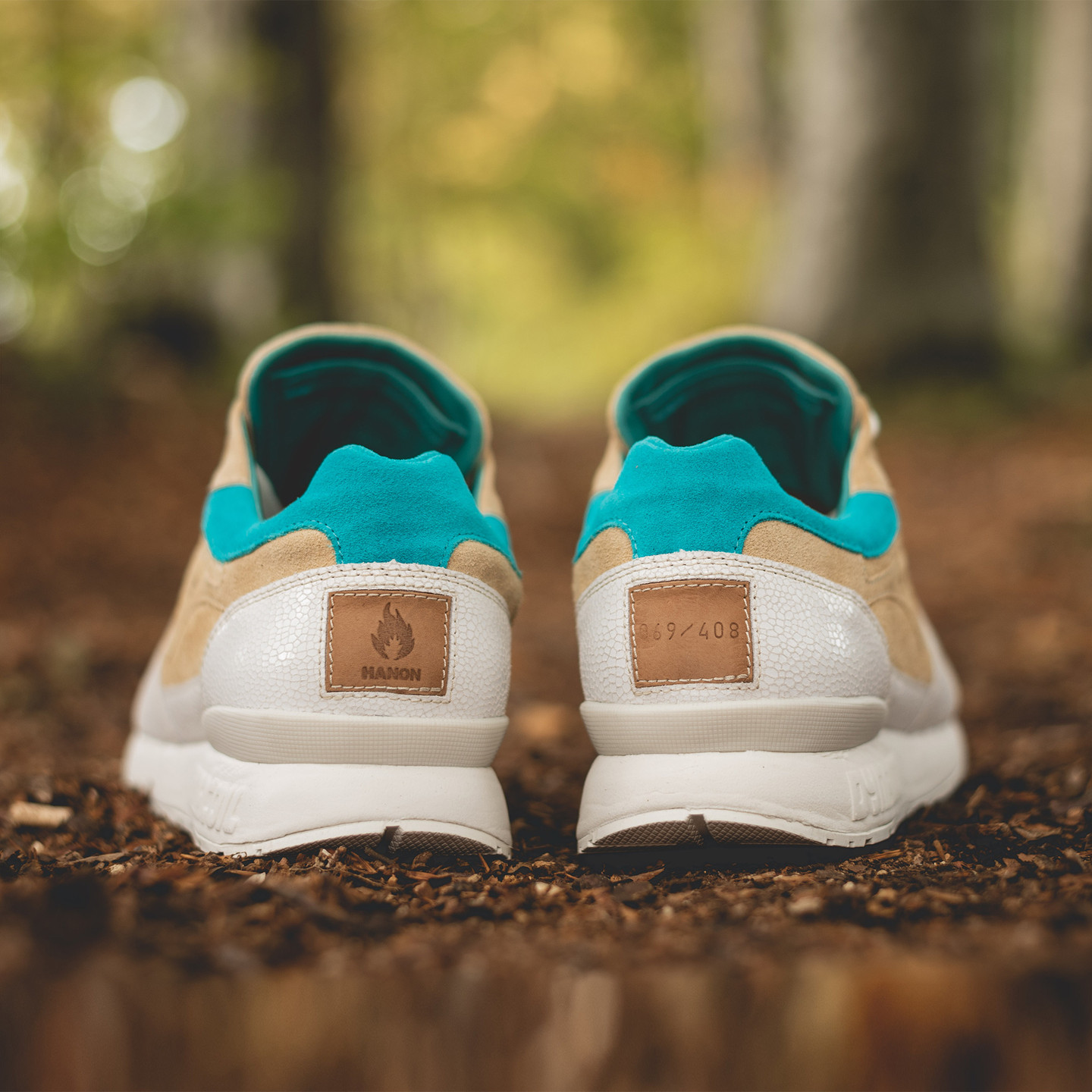 KangaROOS Coil-R1 x Hanon 'Moonshine' - Made in Germany Sand / Off White / Turquoise 47501 0 1200-40