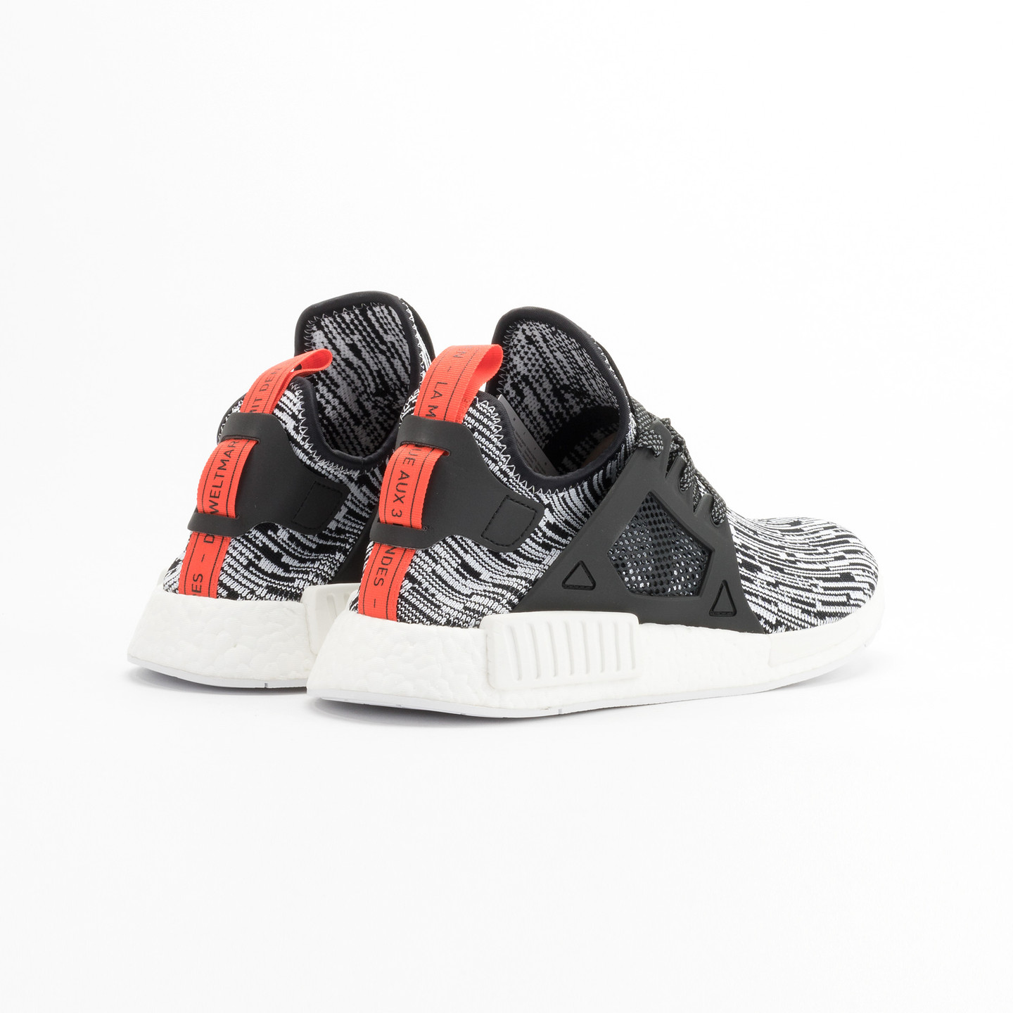 Adidas NMD XR1 Primeknit Running White / Core Black / Semi Solar Red S32216-42.66