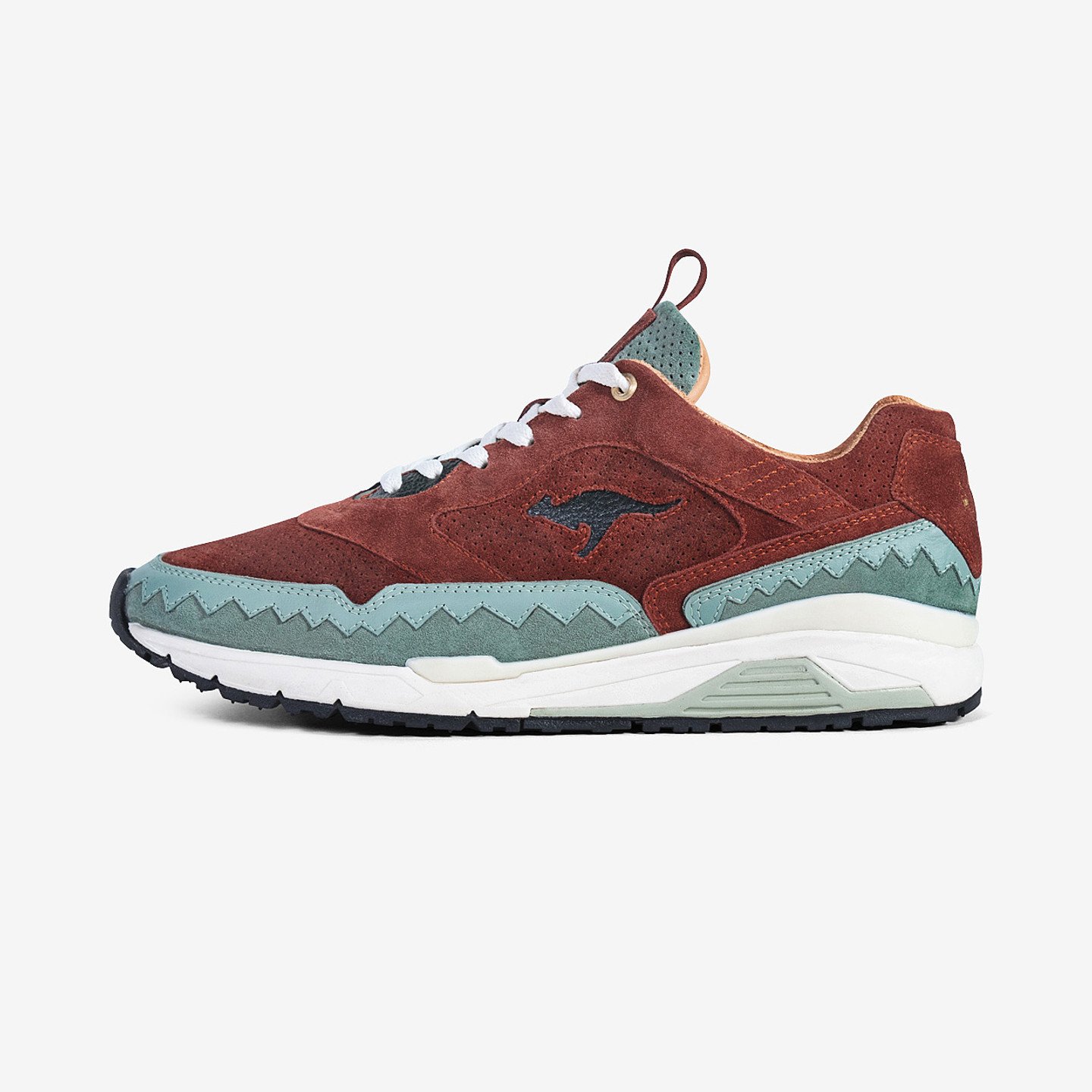 KangaROOS Ultimate x Footshop - Made in Germany Rust / Faded Mint / White 4702N-9000-42