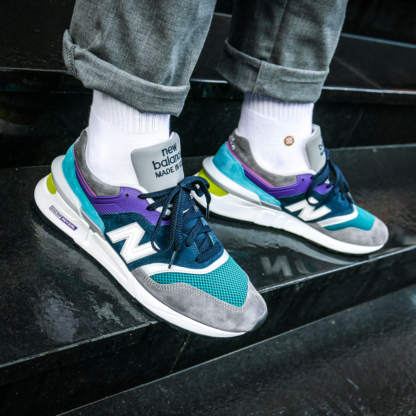 New Balance M997 Sport - Made in USA Grey / Multi M997SMG-44