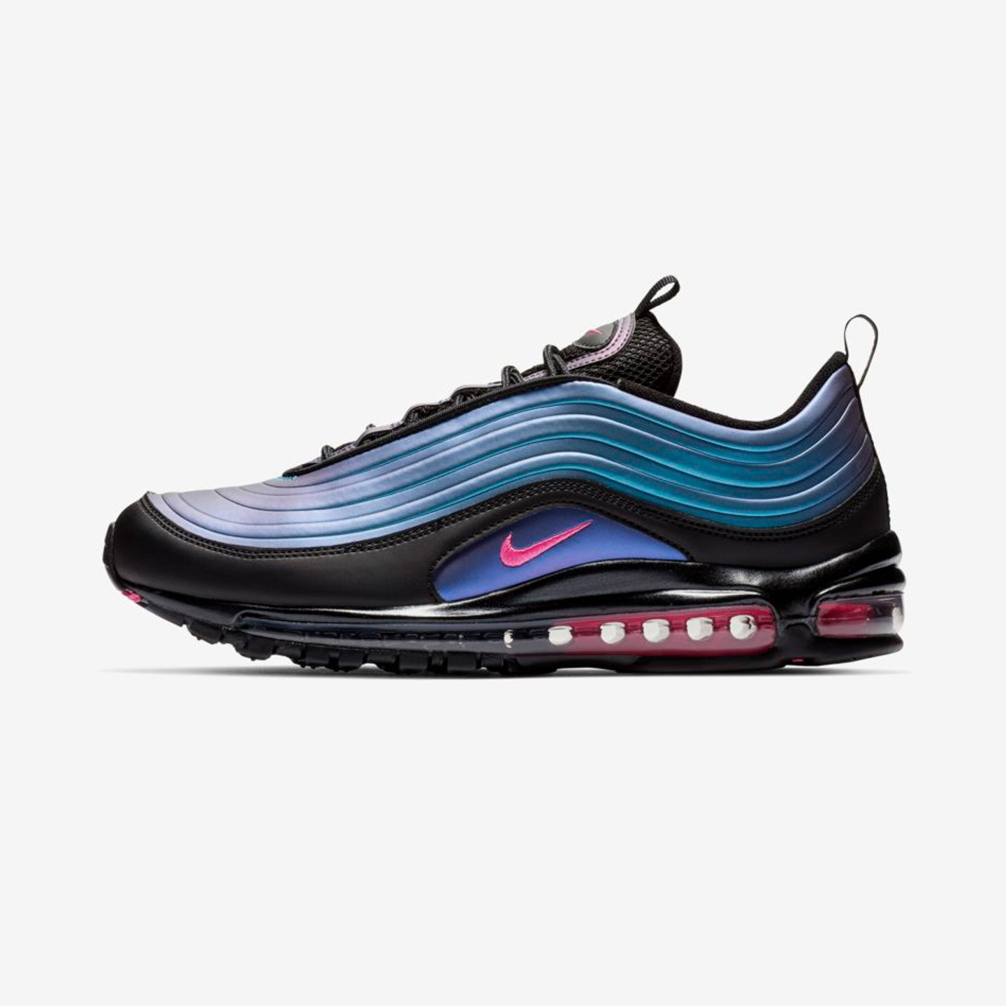Nike Air Max 97 LX 'Throwback Future' Black / Laser Fuchsia / Regency Purple AV1165-001-45.5