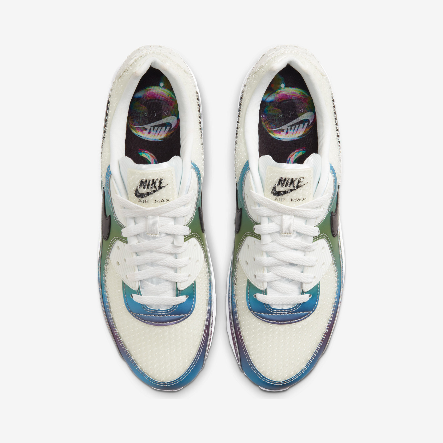 Nike Air Max 90 20 'Bubble Pack' Summit White / Multi-Color / White / Black CT5066-100-44