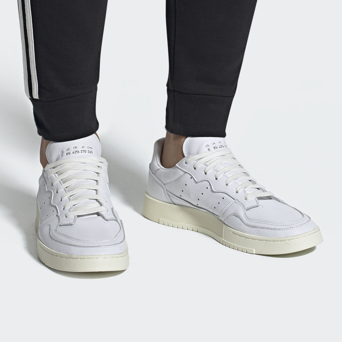Adidas Supercourt 'Home of Classics' Crystal White / Off White EE6325-40.66