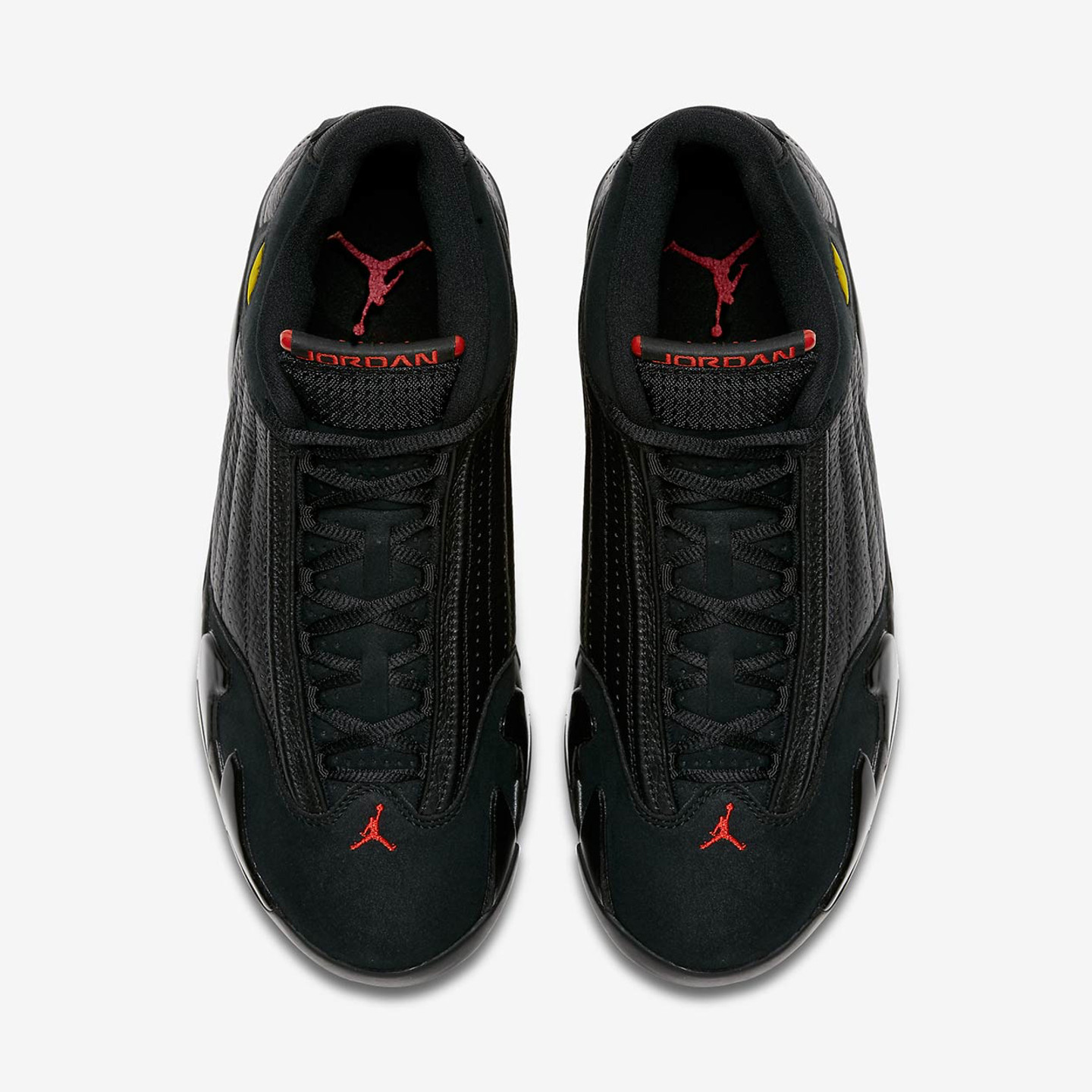 Nike Air Jordan 14 Retro 'Last Shot' Black / Varsity Red 487471-003-44.5