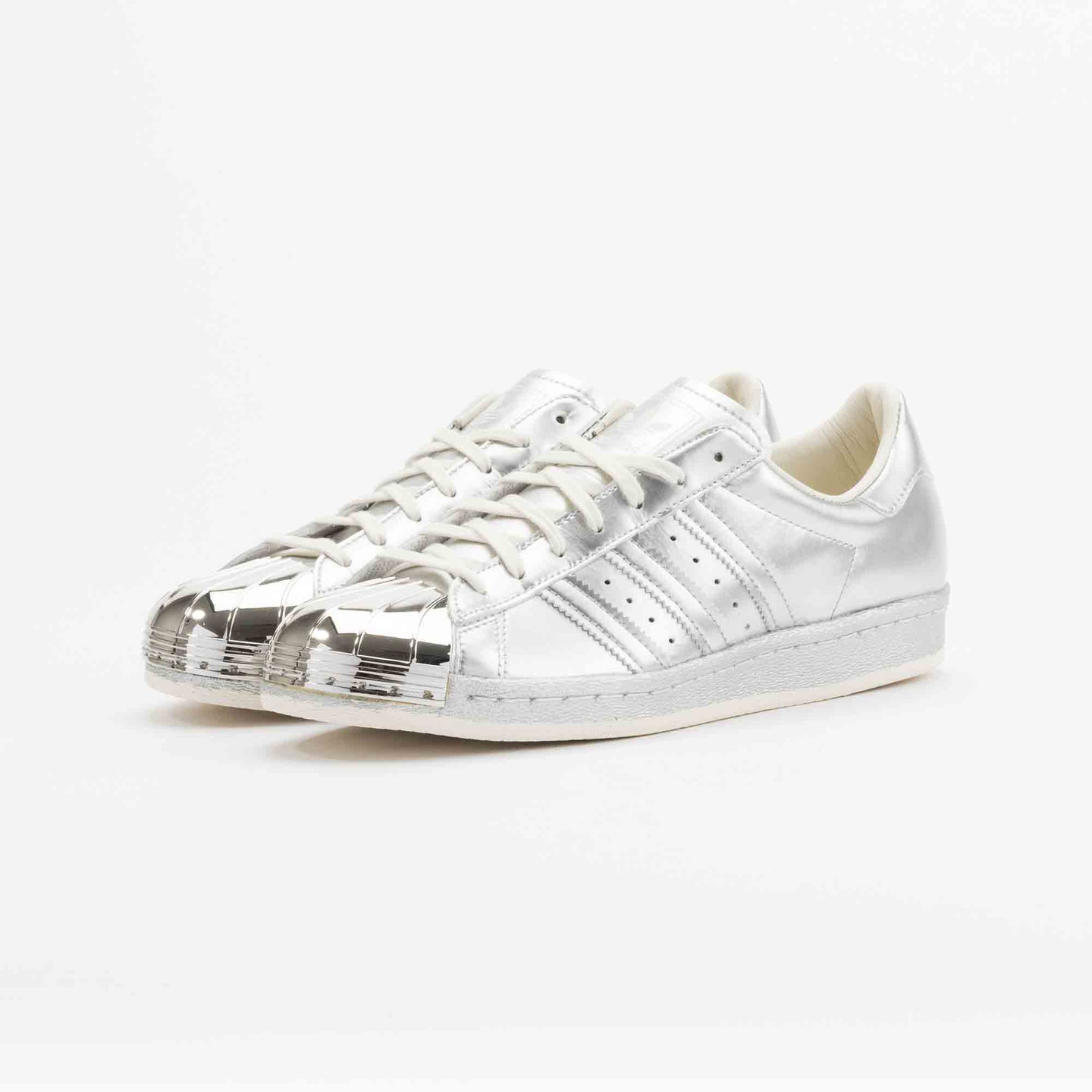 Adidas Superstar 80s Metallic Pack Silver Metallic S82741-38