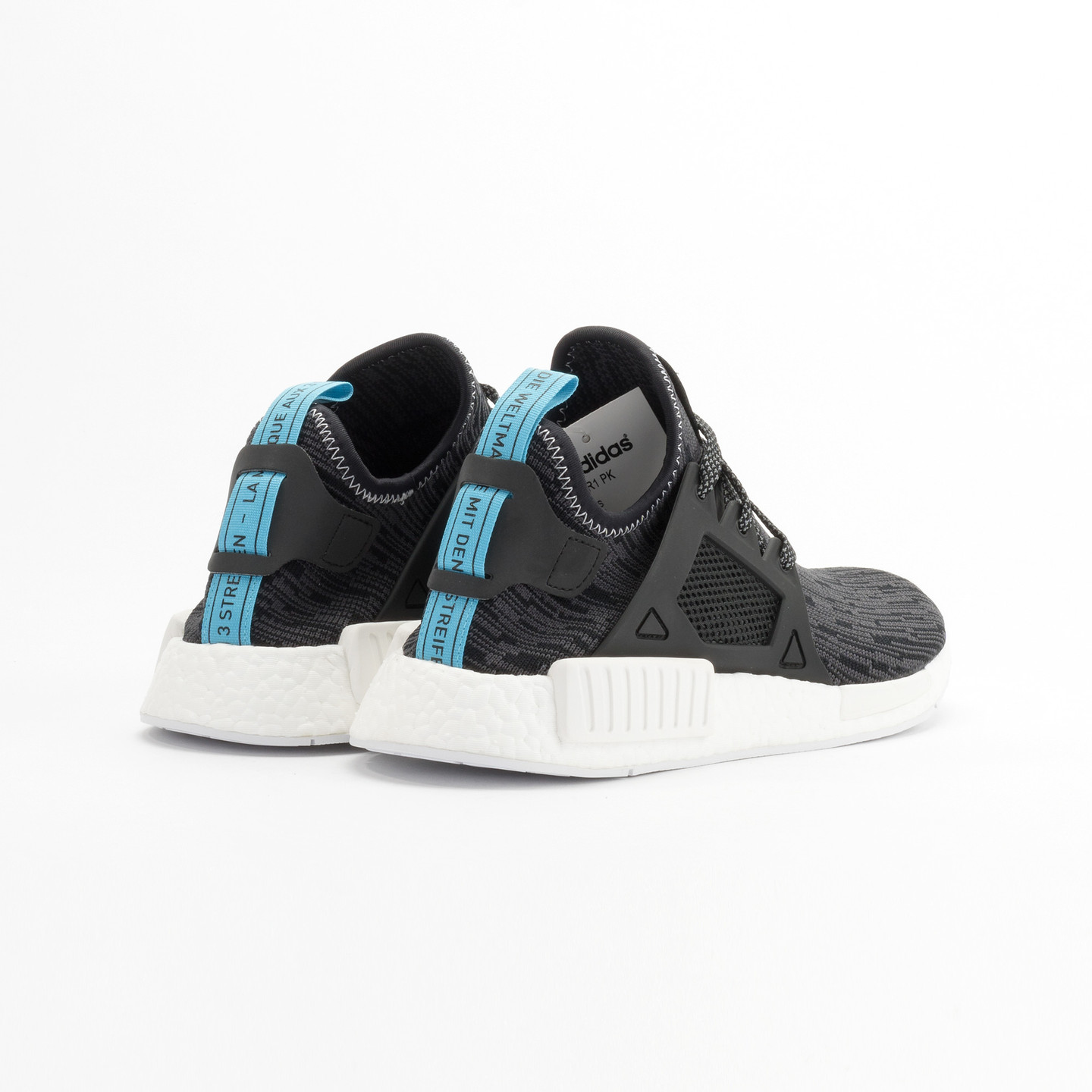 Adidas NMD XR1 Primeknit Utility Black / Core Black / Bright Blue S32215-42