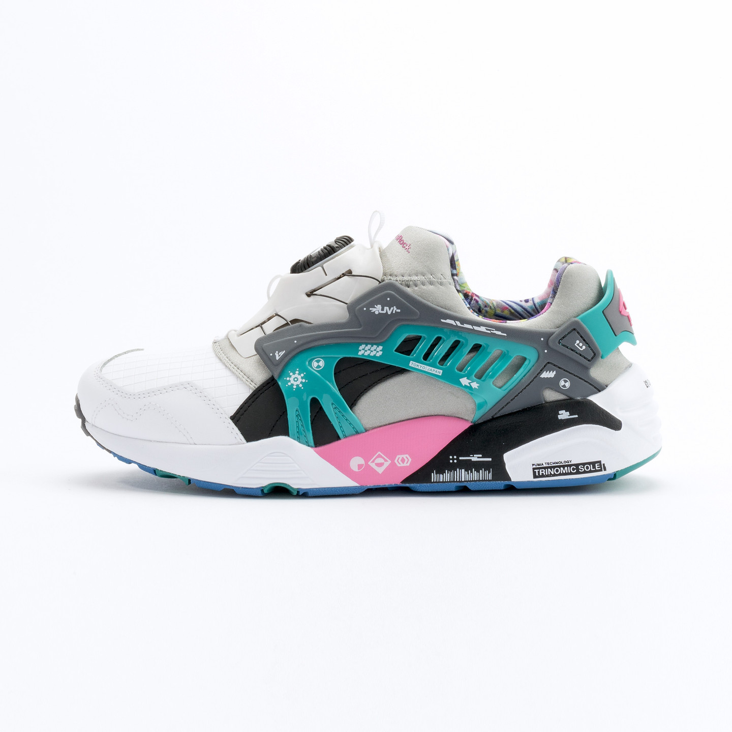 Puma Disc x GraphersRock Tokyo White / Multi 361378 01-42.5