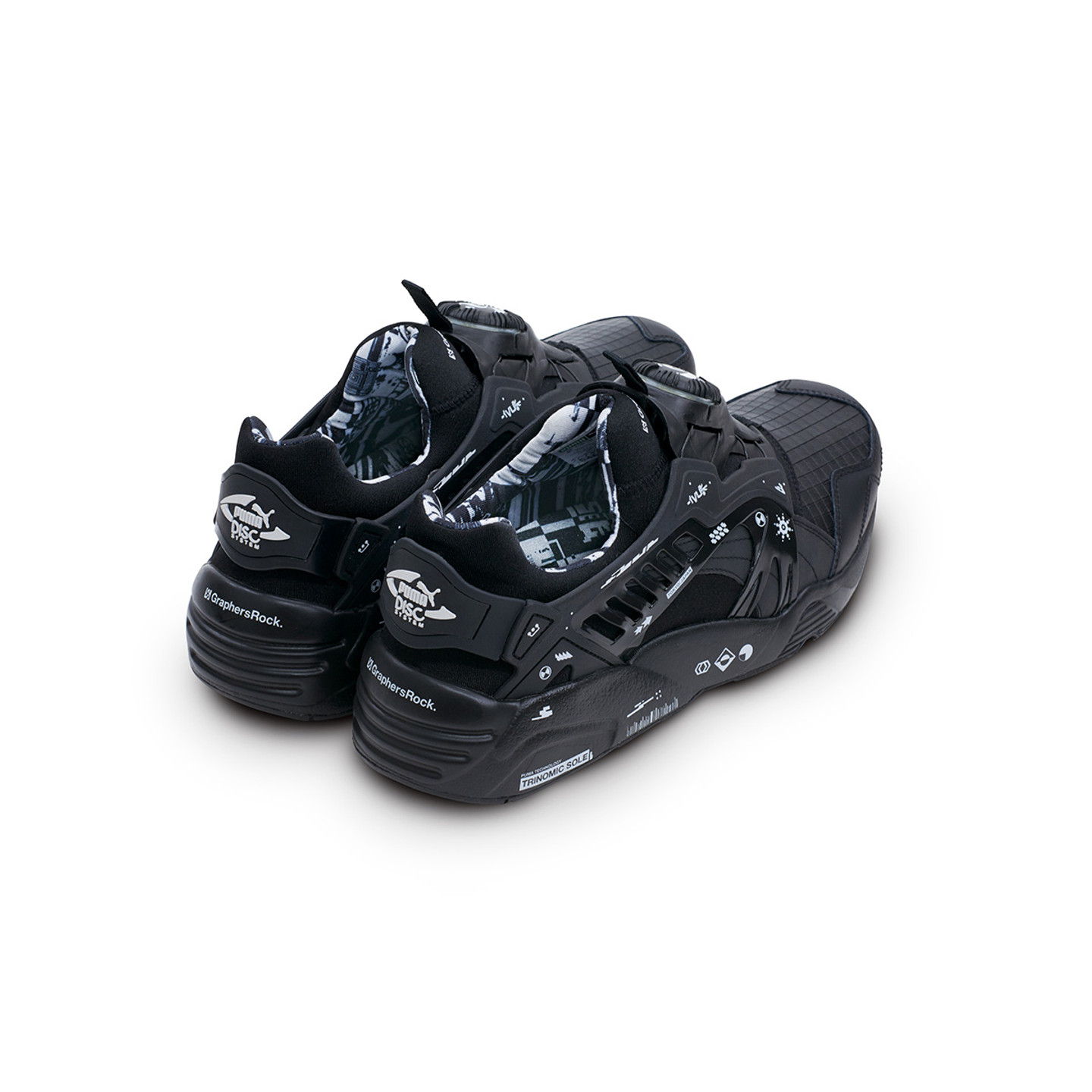 Puma Disc x GraphersRock Tokyo Black/ White 361379 01-38