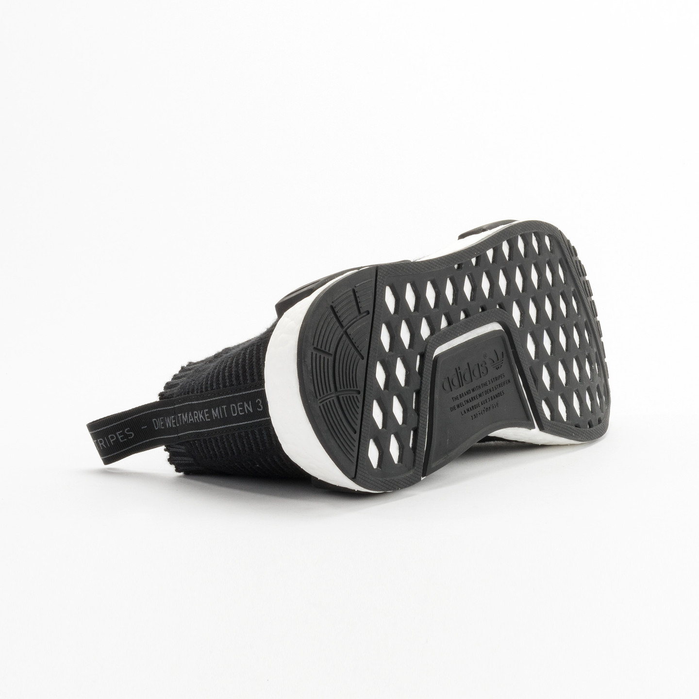 Adidas NMD CS1 City Sock Boost Primeknit Wool Core Black / Running White S32184-40.66