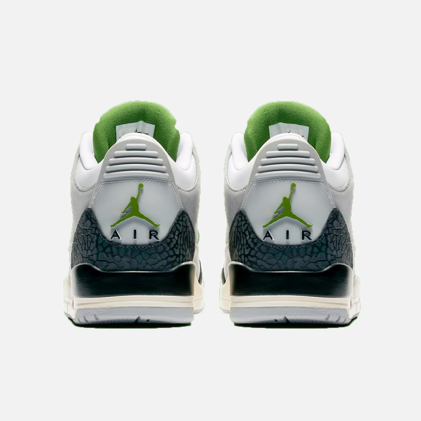 Jordan Air Jordan 3 Retro 'Chlorophyll' Light Smoke Grey / Chlorophyll / Black / White 136064-006-42