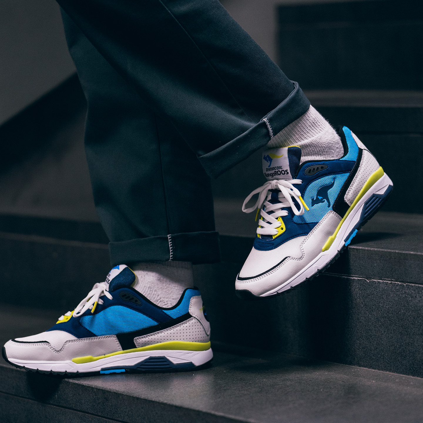KangaROOS Ultimate OG White / Navy / Blue / Volt 47254-0025-42