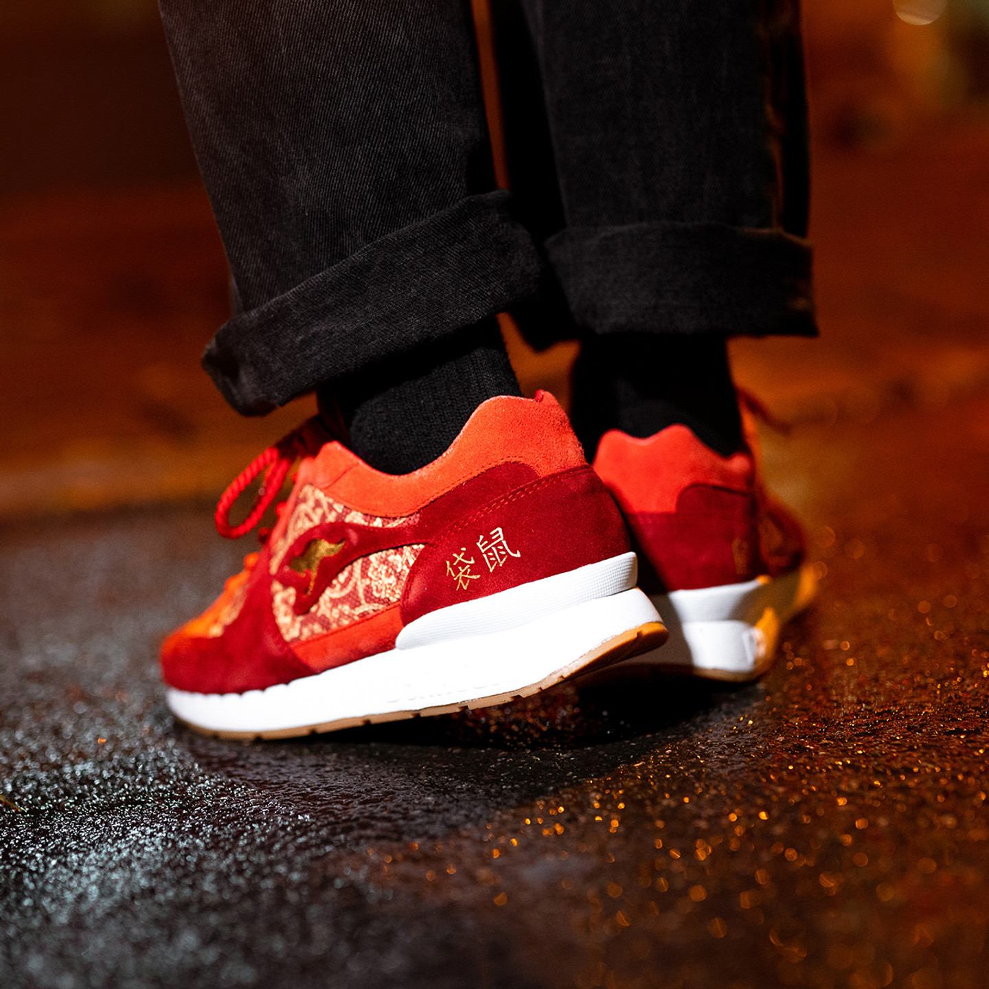 KangaROOS Coil R-1 'Chinese New Year' - Made in Germany Red / Metallic Gold 47CNY 000 6999-42