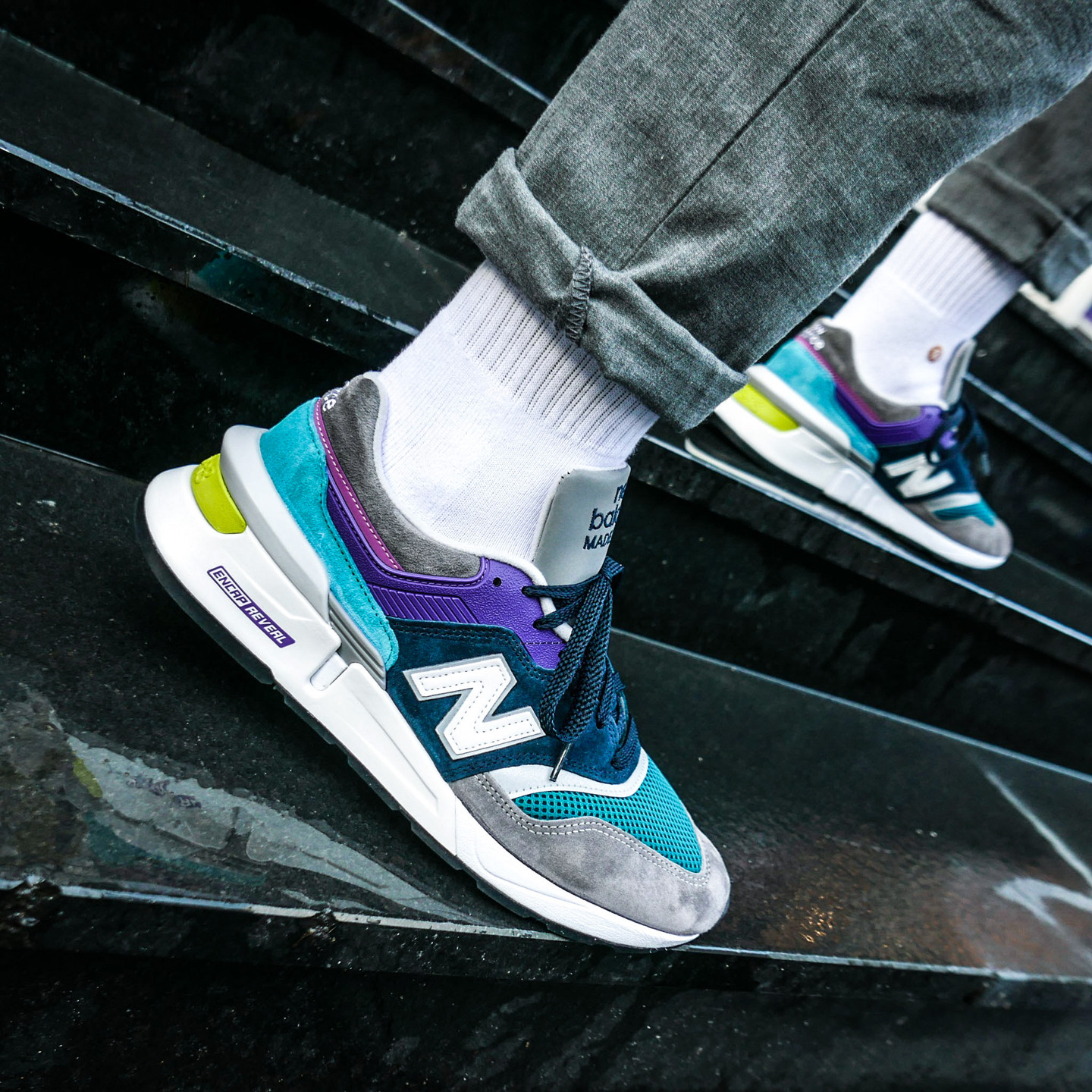 New Balance M997 Sport - Made in USA Grey / Multi M997SMG-42