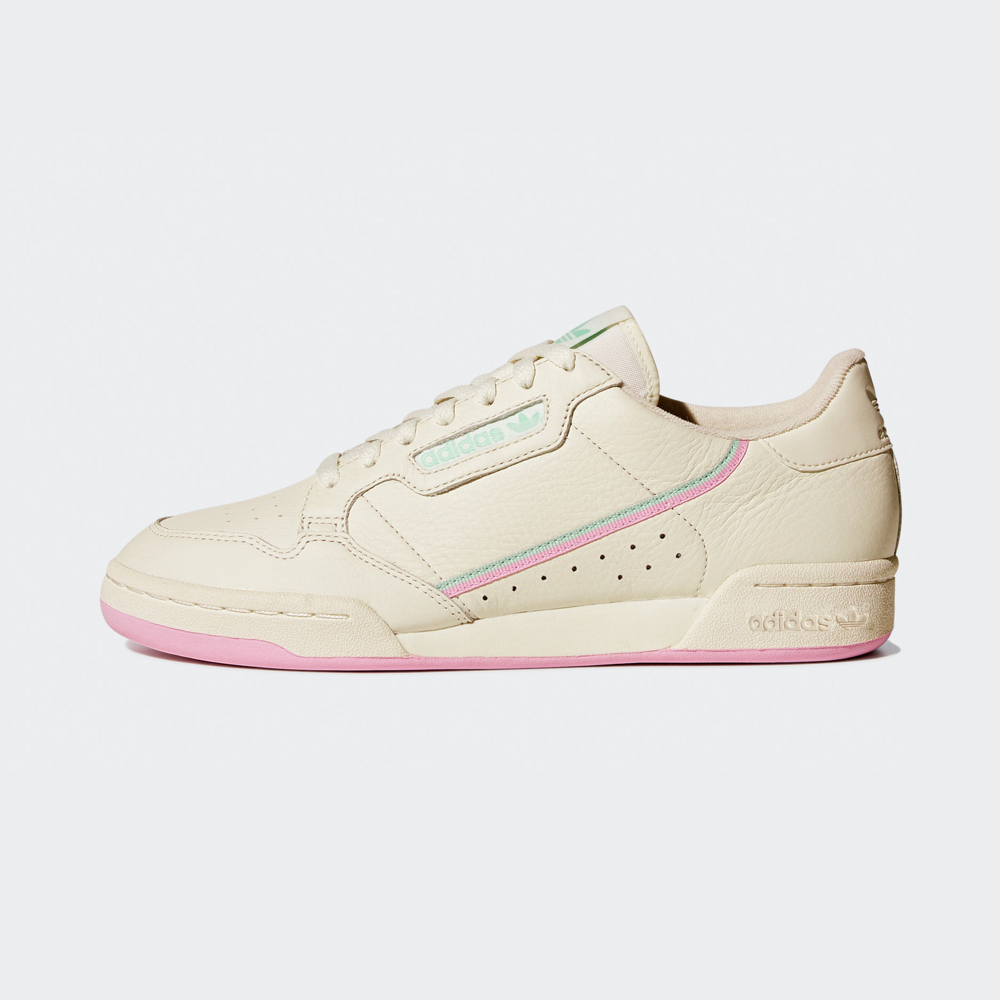 Adidas Continental 80 Off White / Ice Mint / Light Pink BD7645-40.66