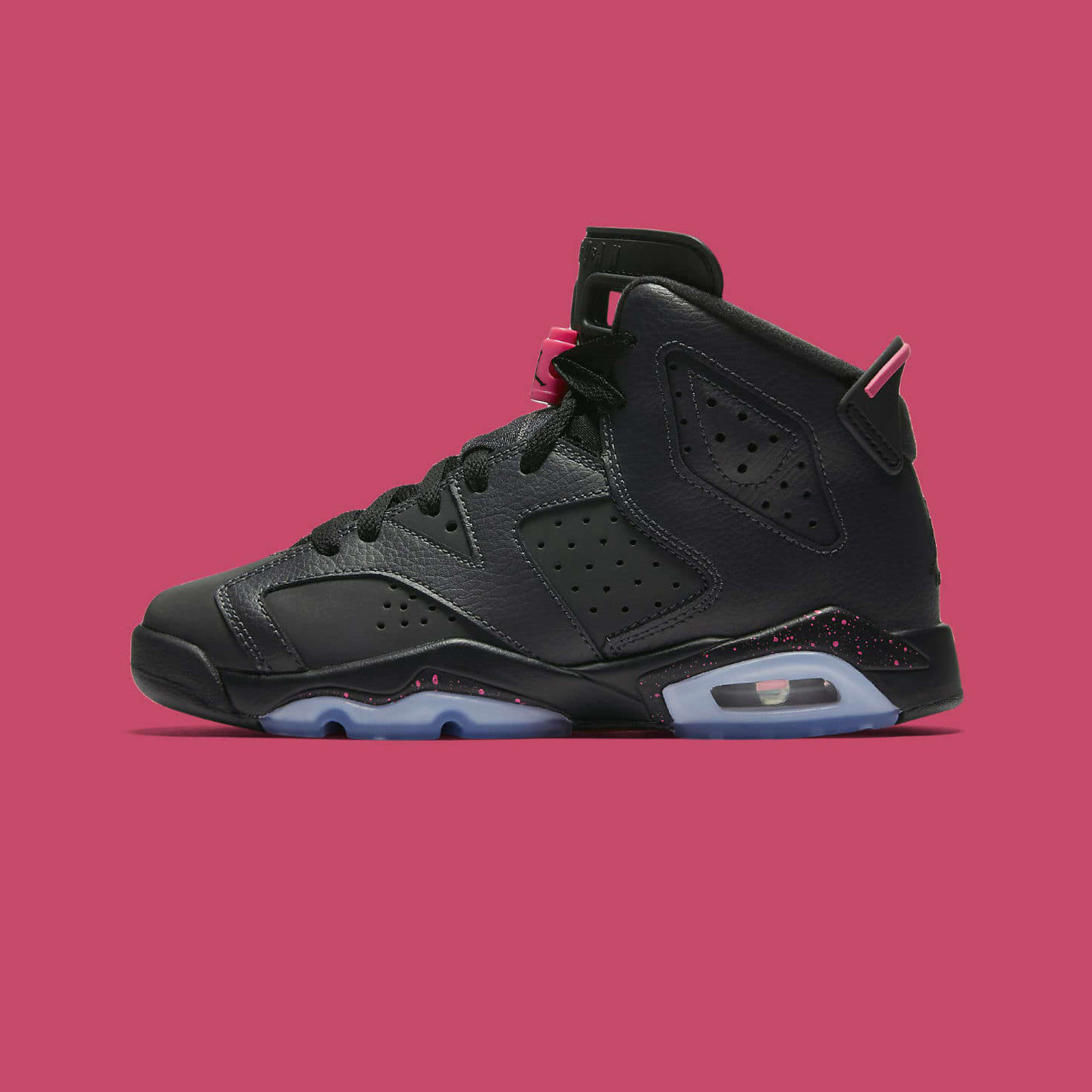 Nike Air Jordan 6 Retro GS Anthracite / Black / Hyper Pink 543390-008-40