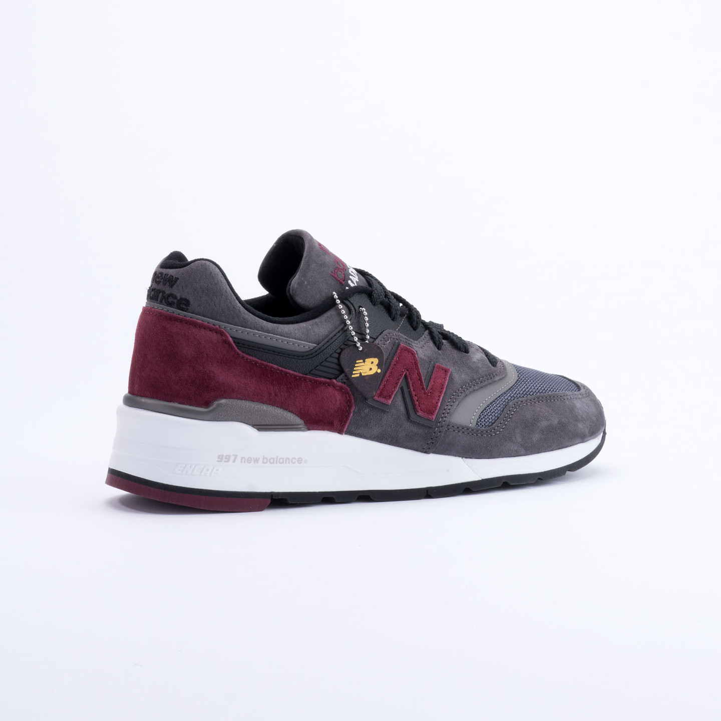 New Balance M997 Made in USA Charcoal/Burgundy M997CCF-40