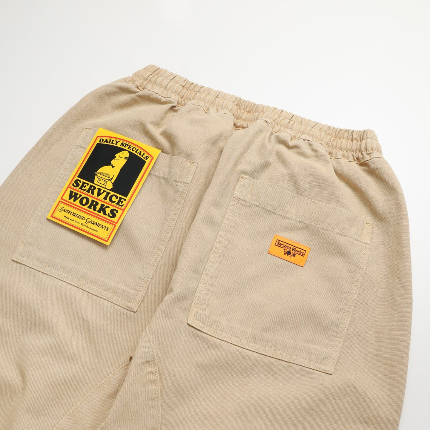 Service Works Classic Chef Pants Tan / Orange SW-SS24-1003