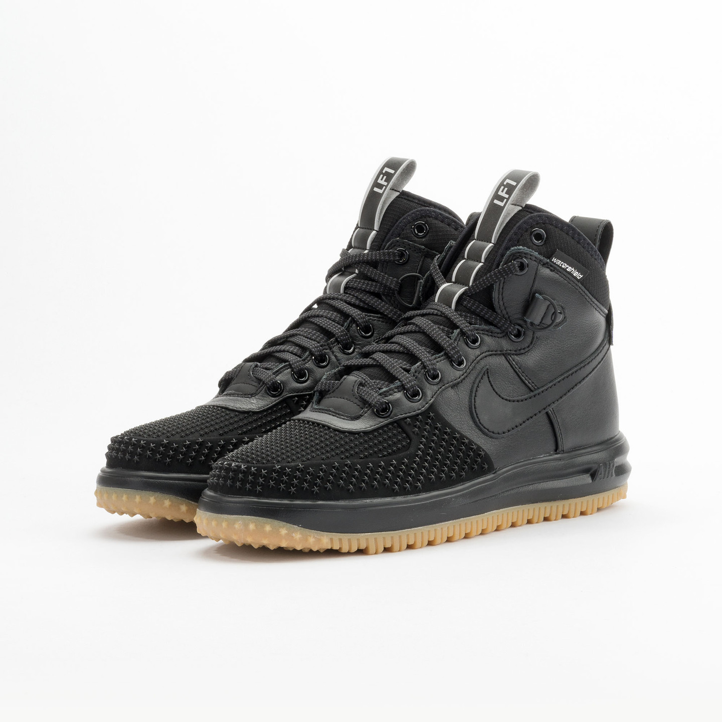 Nike Lunar Force 1 Duckboot Black / Black / Gum 805899-003-43