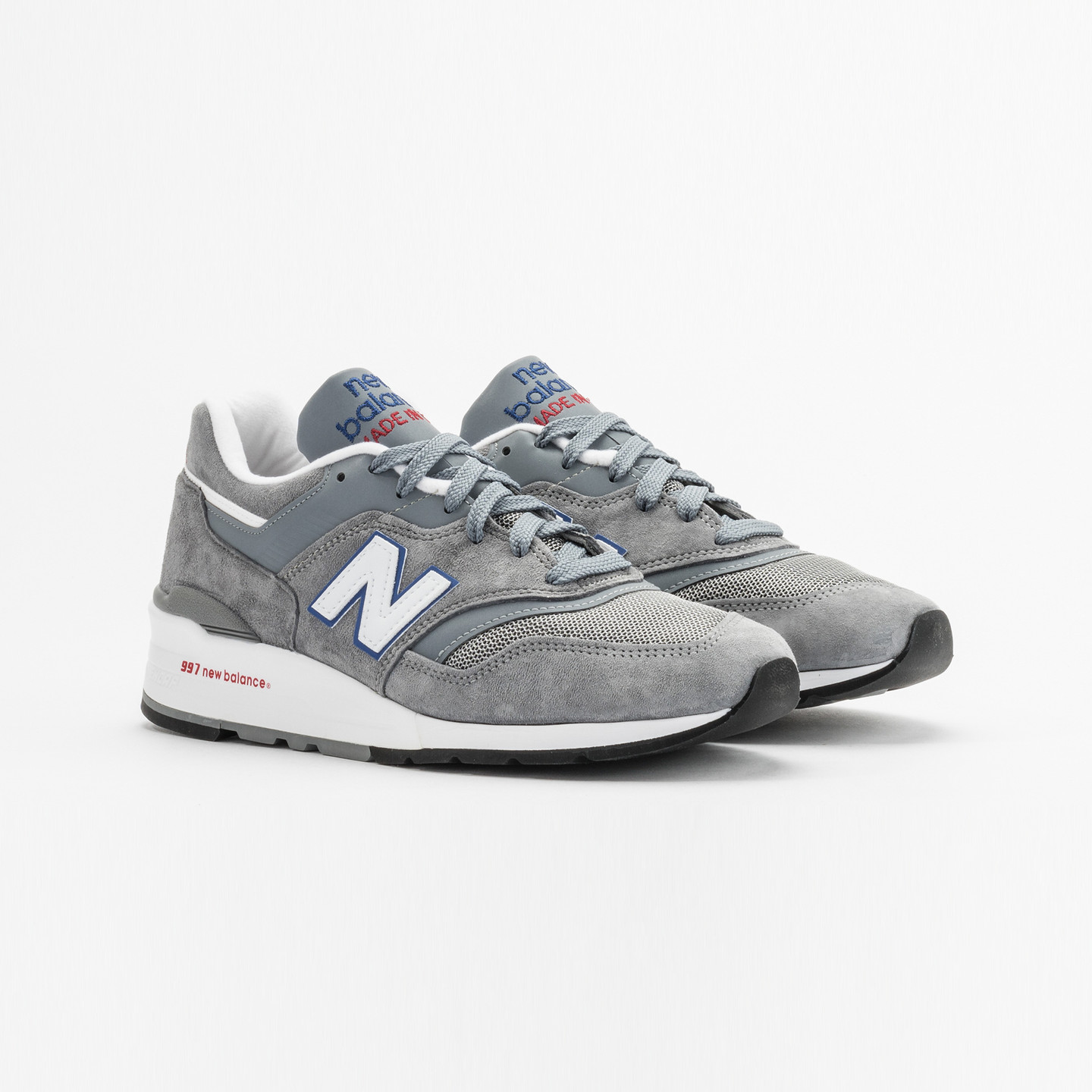 New Balance M997 Made in USA Grey / Blue / Red M997CNR-43