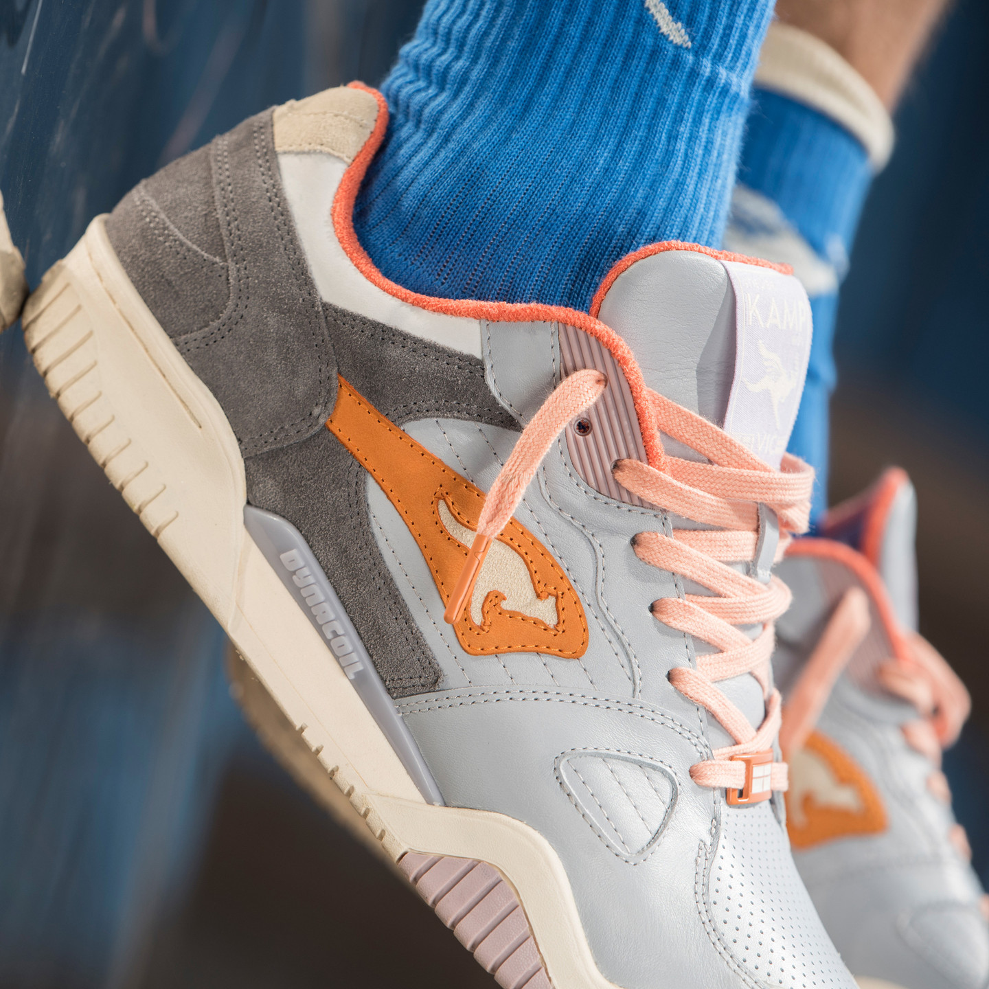 KangaROOS Ultralite x Atelier Kamp 'VIC' - Made in Germany Faded Blue / Steel Grey / Vintage Orange 47508-4414-44