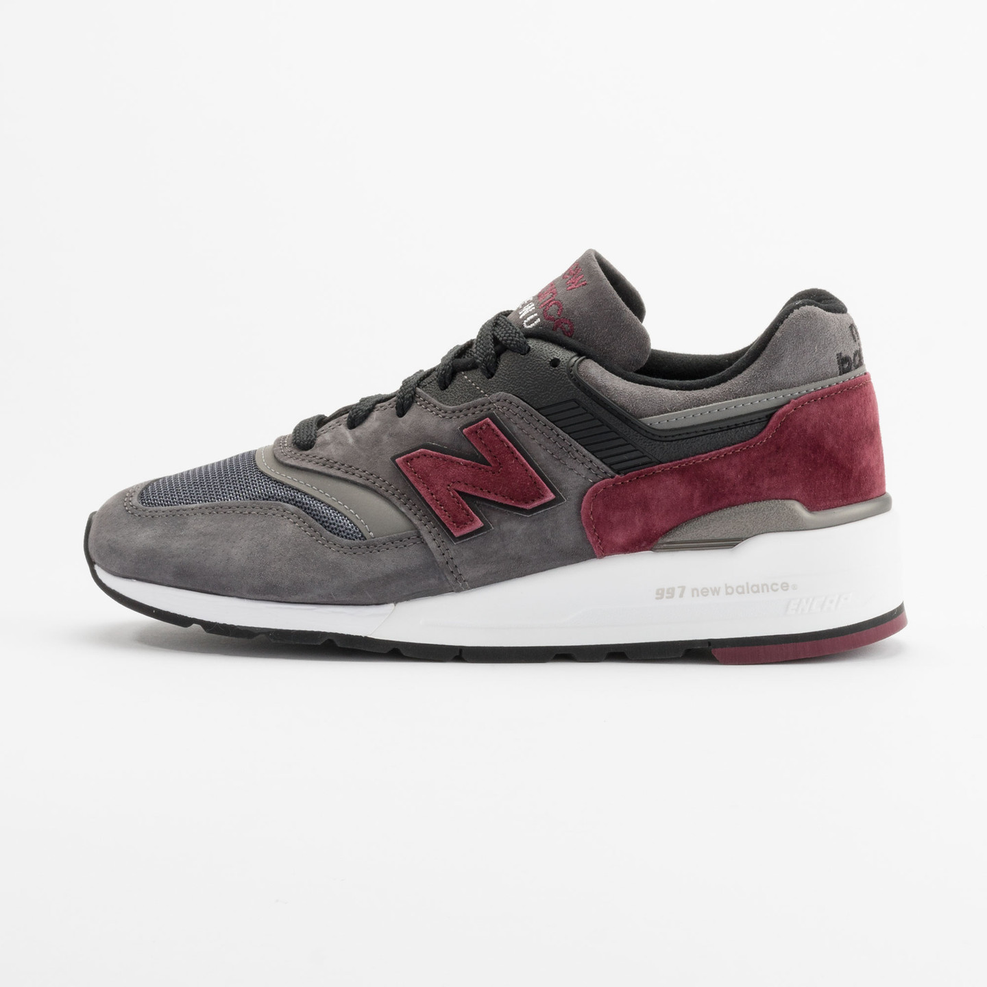 New Balance M997 Made in USA Charcoal/Burgundy M997CCF-44
