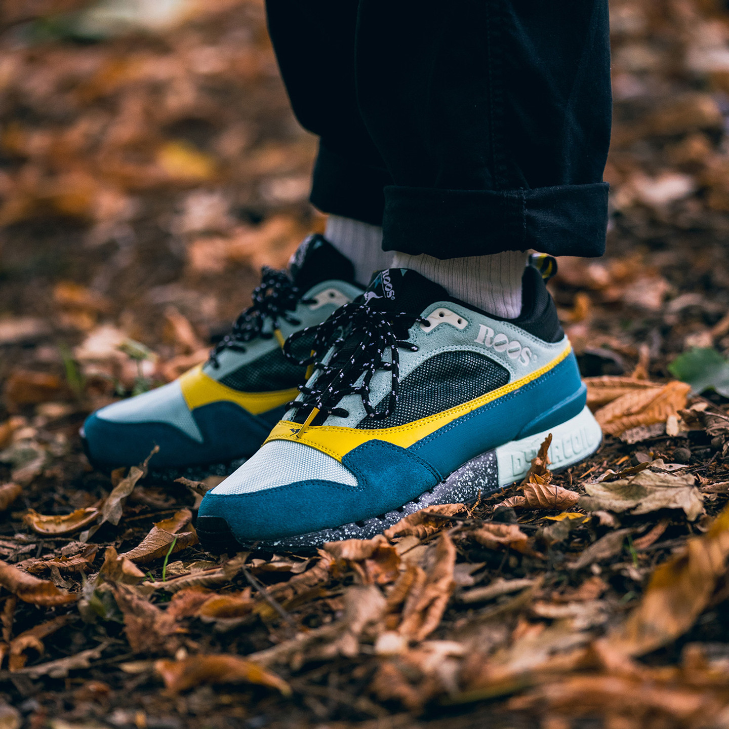 KangaROOS Rage MTN Petrol / Sky Blue / Yellow 4725-2000-8033-45