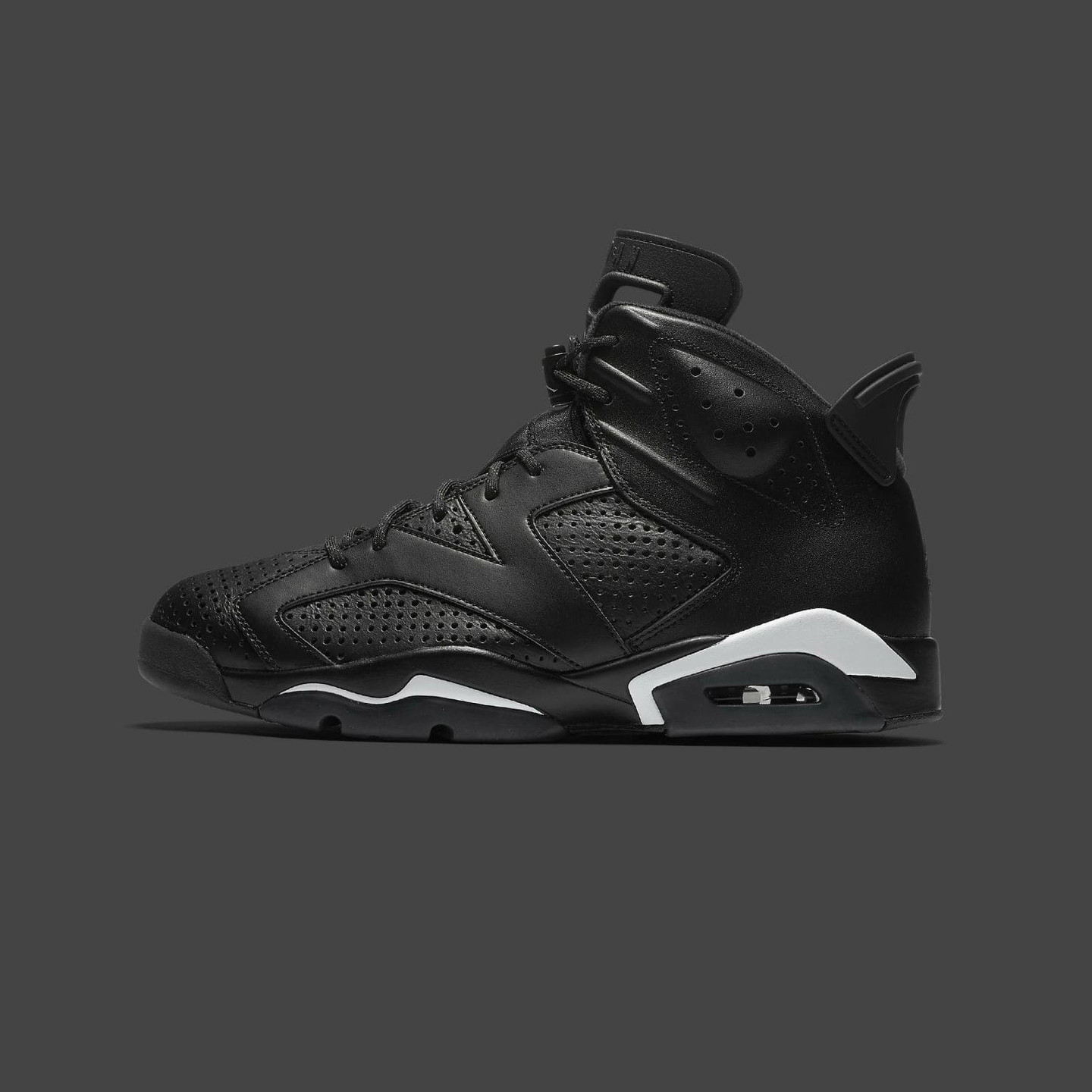 Jordan Air Jordan 6 Retro GS 'Black Cat' Black / White 384665-020-38.5