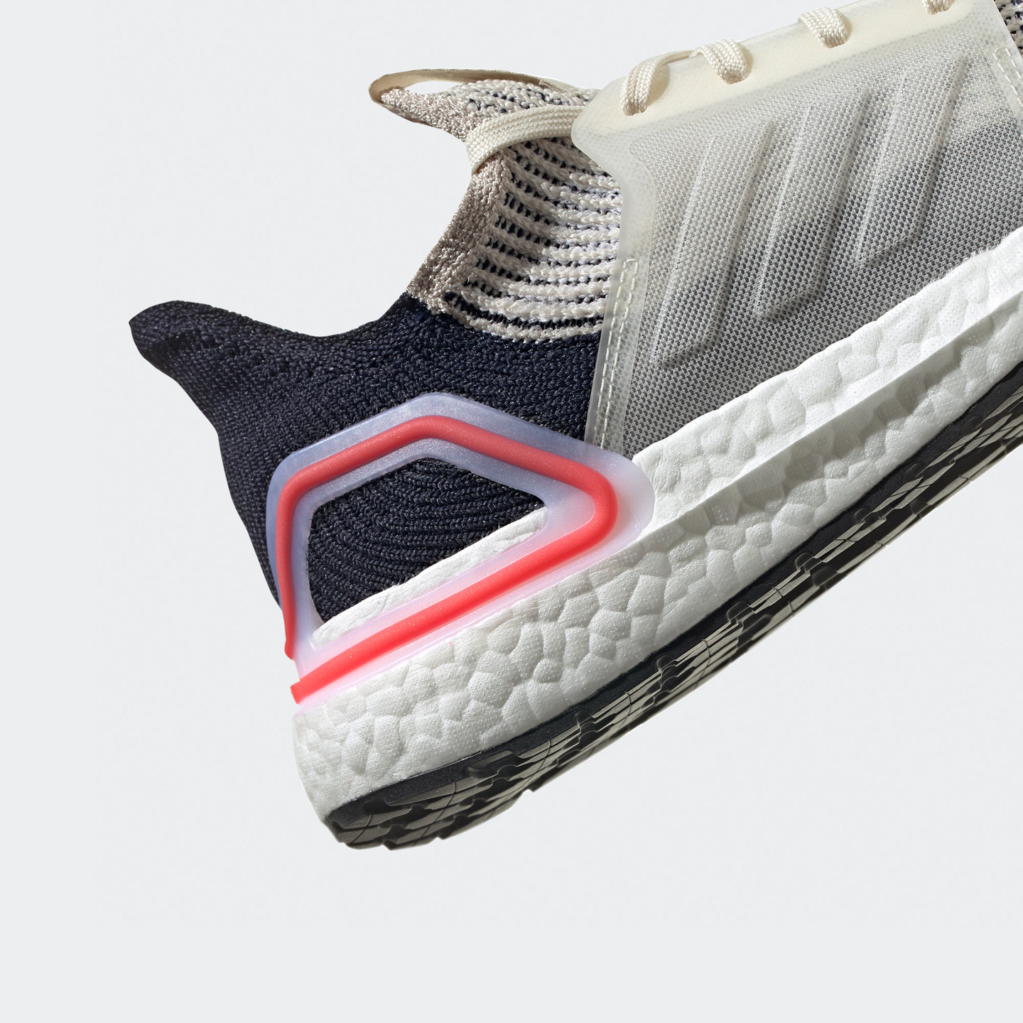 Adidas Ultra Boost 19 Beige / Navy / Safety Red B37705-47.33