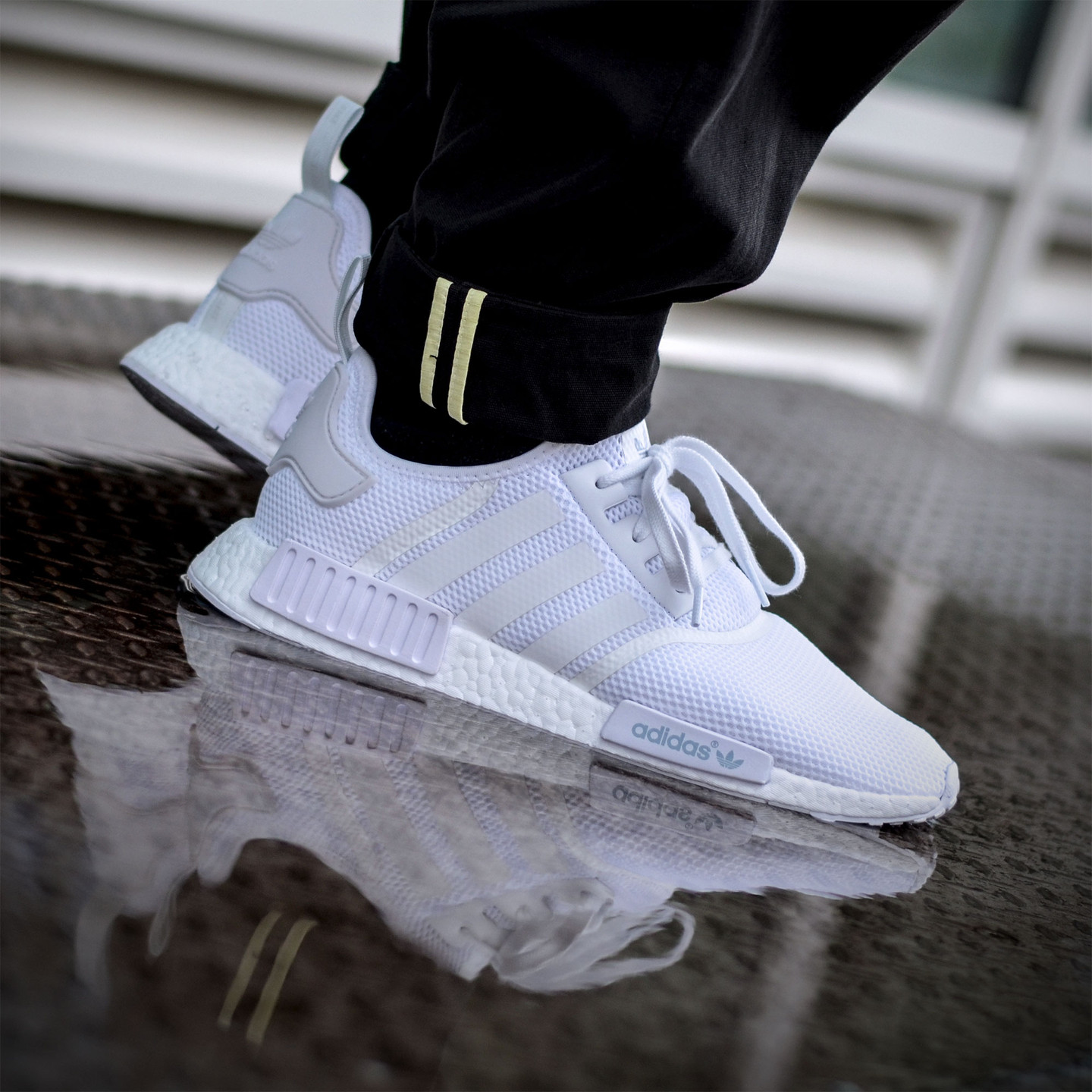 Adidas NMD R1 Runner 'Monochrome' White / White / White S79166-40