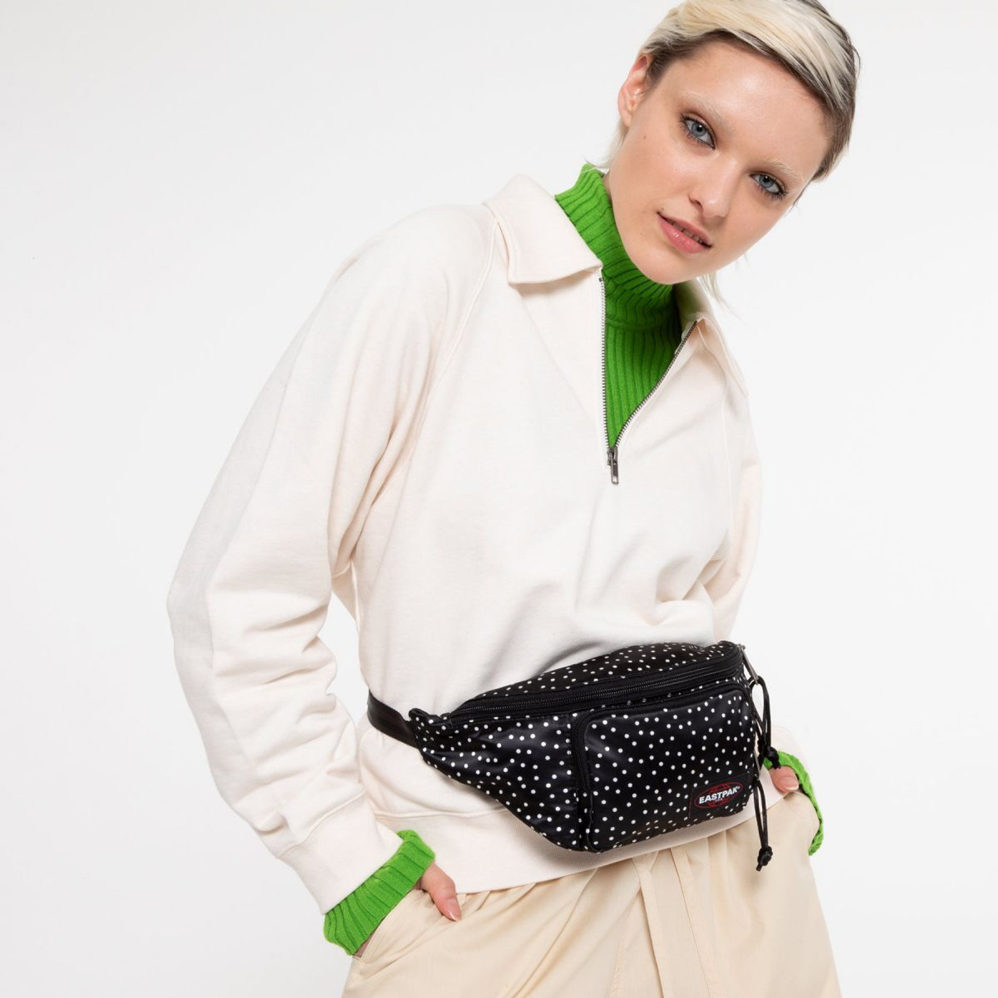 Eastpak Page Luxe Polka Black / White EK69E-ONE SIZE