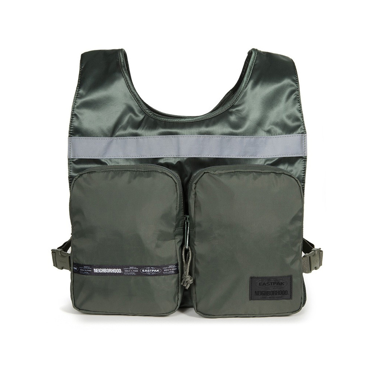 Eastpak NBHD Vest Bag Flight Jacket Olive EK84EA67-ONE-SIZE