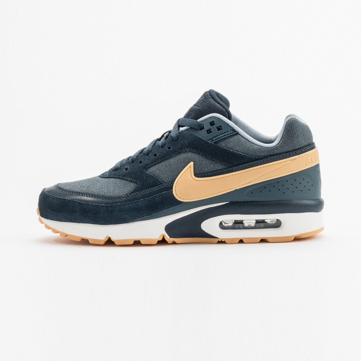 Nike Air Max BW Premium Armory Navy / Yellow / Gum 819523-401-46