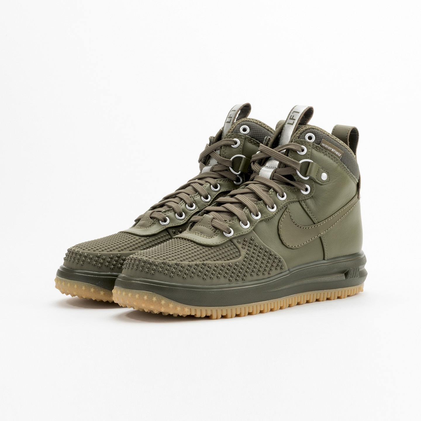 Nike Lunar Force 1 Duckboot Medium Olive / White 805899-201-40