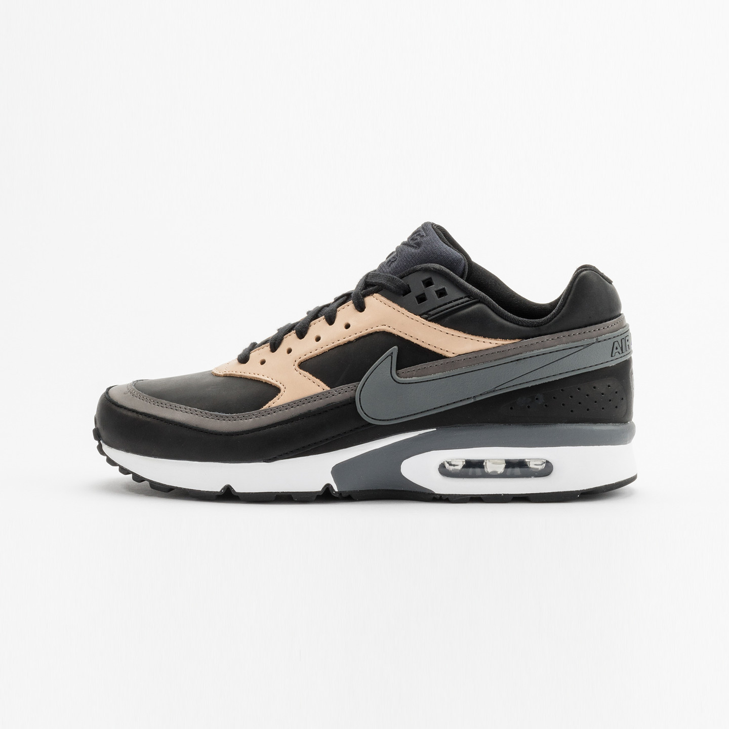 Nike Air Max BW Premium Leather Black / Dark Grey / Vachetta 819523-001-43