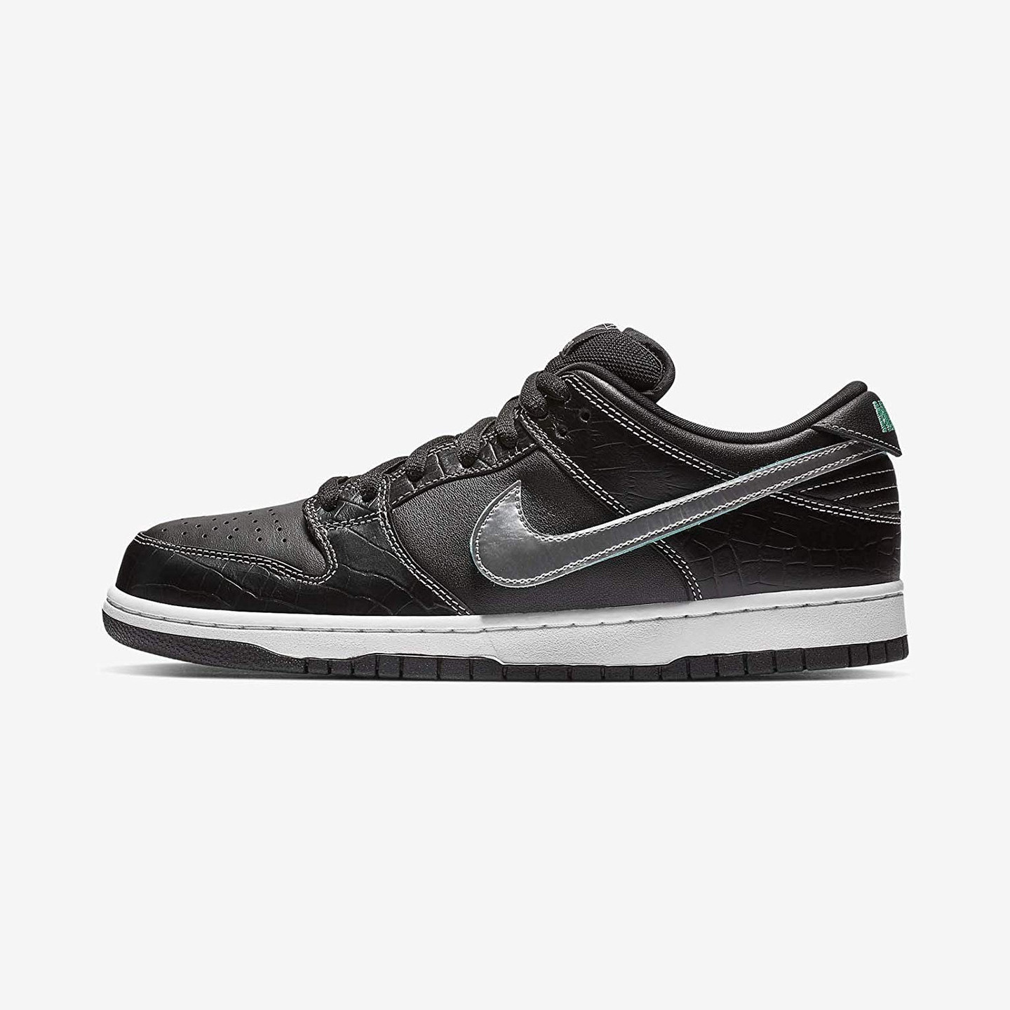 Nike SB Dunk Low Pro OG 'Tiffany' Black / Chrome / Tropical Twist BV1310-001-39
