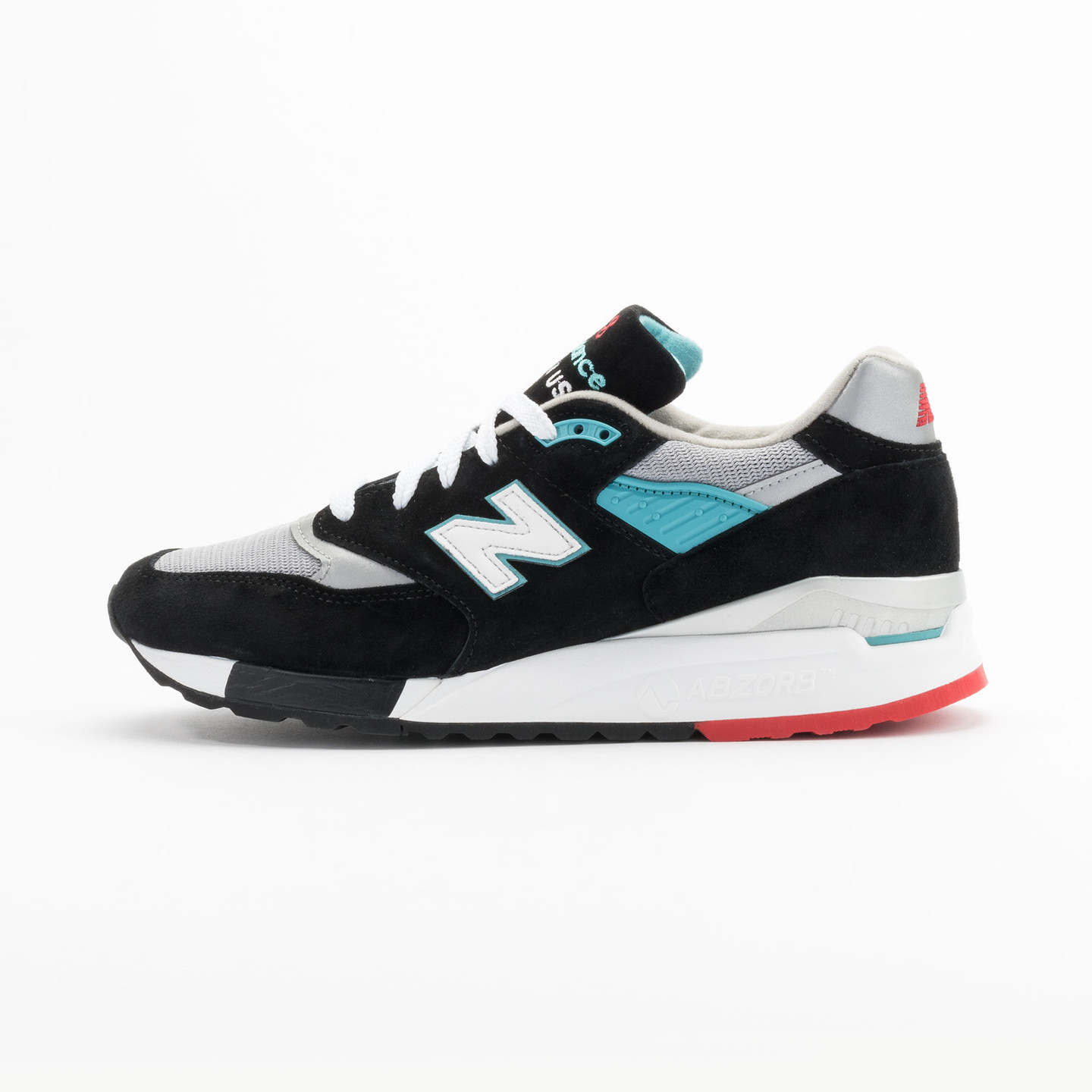 New Balance M998 CBB - Made in USA Black / Grey / Turquoise M998CBB-44.5