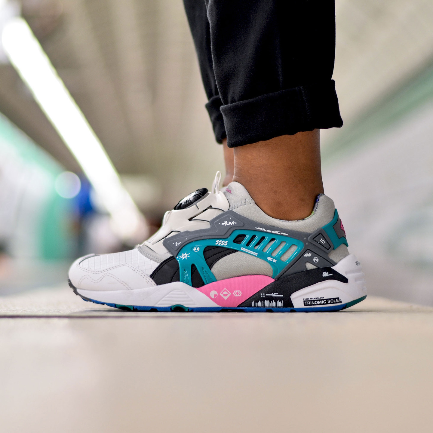 Puma Disc x GraphersRock Tokyo White / Multi 361378 01-43