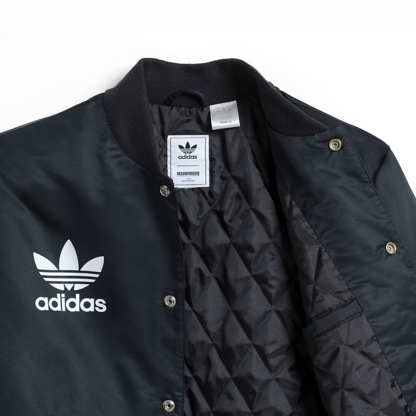 Adidas Neighborhood Stadium Jacket Black / White CD7732-XL