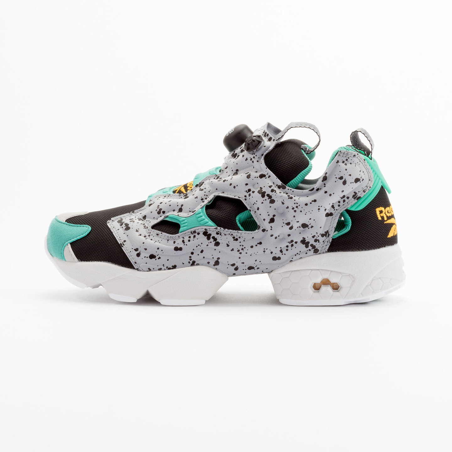 Reebok Instapump Fury SP Black / Grey / Green / Gold V66115-43