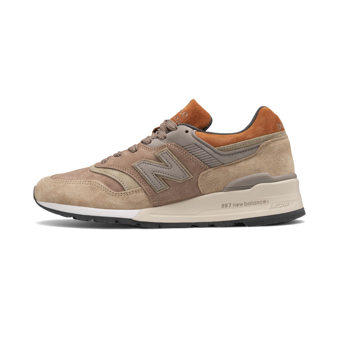 New Balance M997 - Made in USA Tan / Brown / Autumn Orange M997NAJ-44