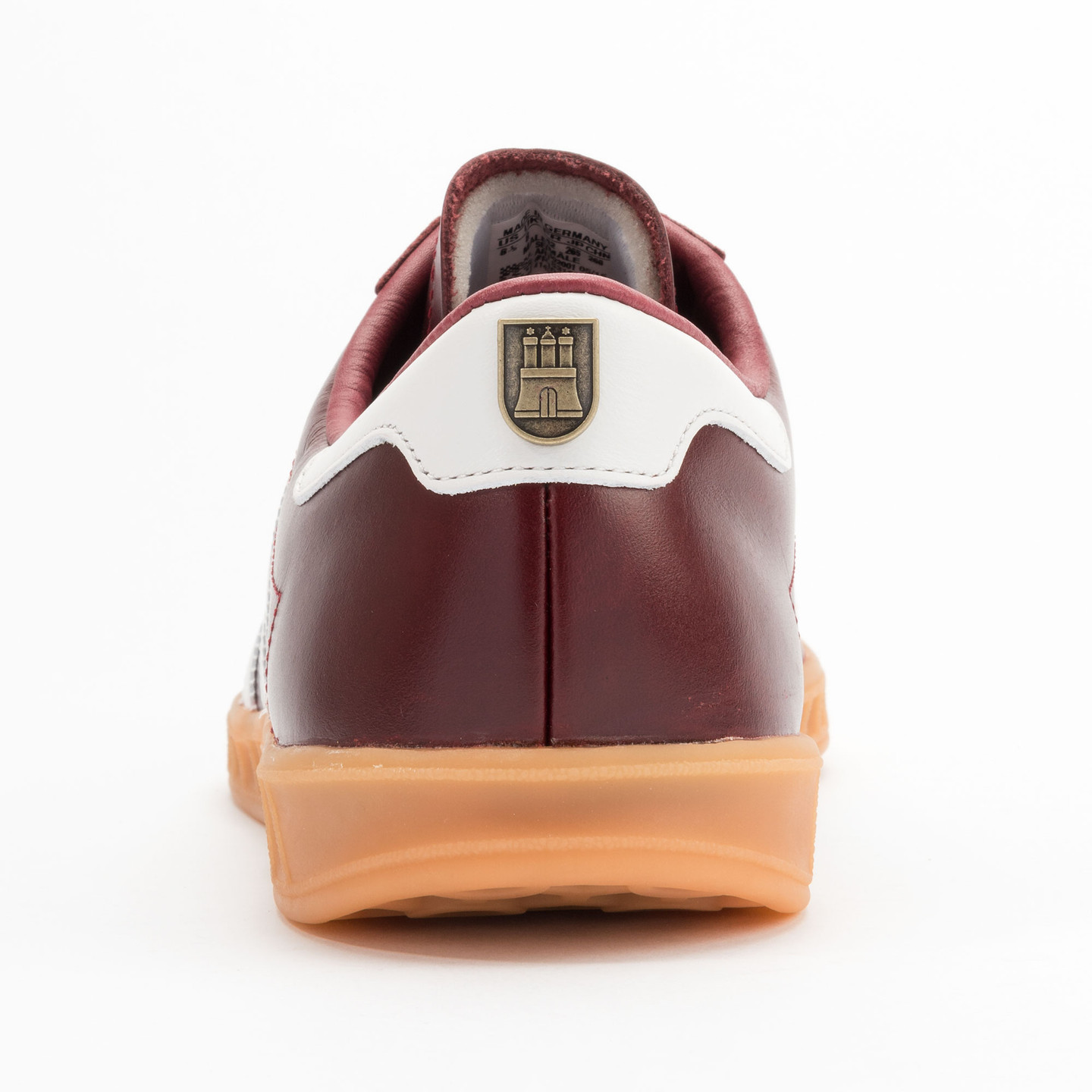 Adidas Hamburg - Made in Germany Burgundy / White / Gold / Gum S31603-44.66