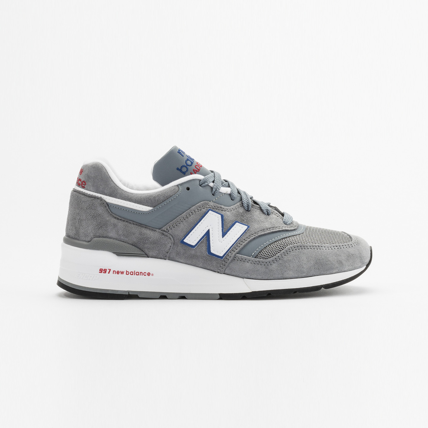 New Balance M997 Made in USA Grey / Blue / Red M997CNR-46.5