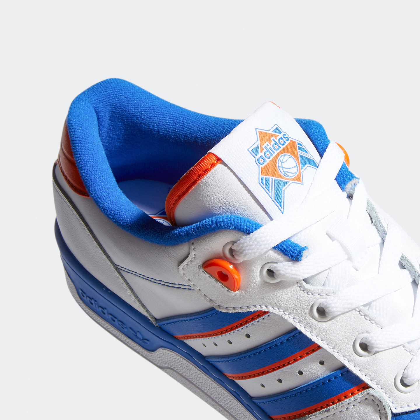 Adidas Rivalry Low OG ‘Ewing‘ White / Royal Blue / Orange FU6833-46
