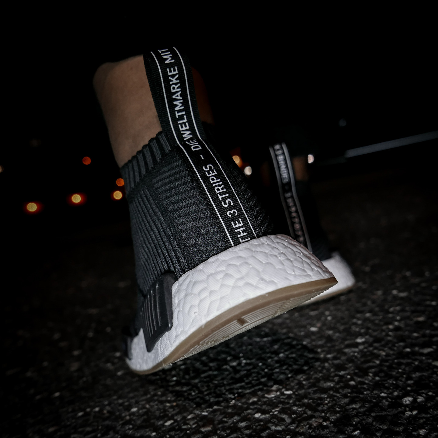 Adidas NMD CS1 City Sock Boost Primeknit Core Black / Gum BA7209-36.66