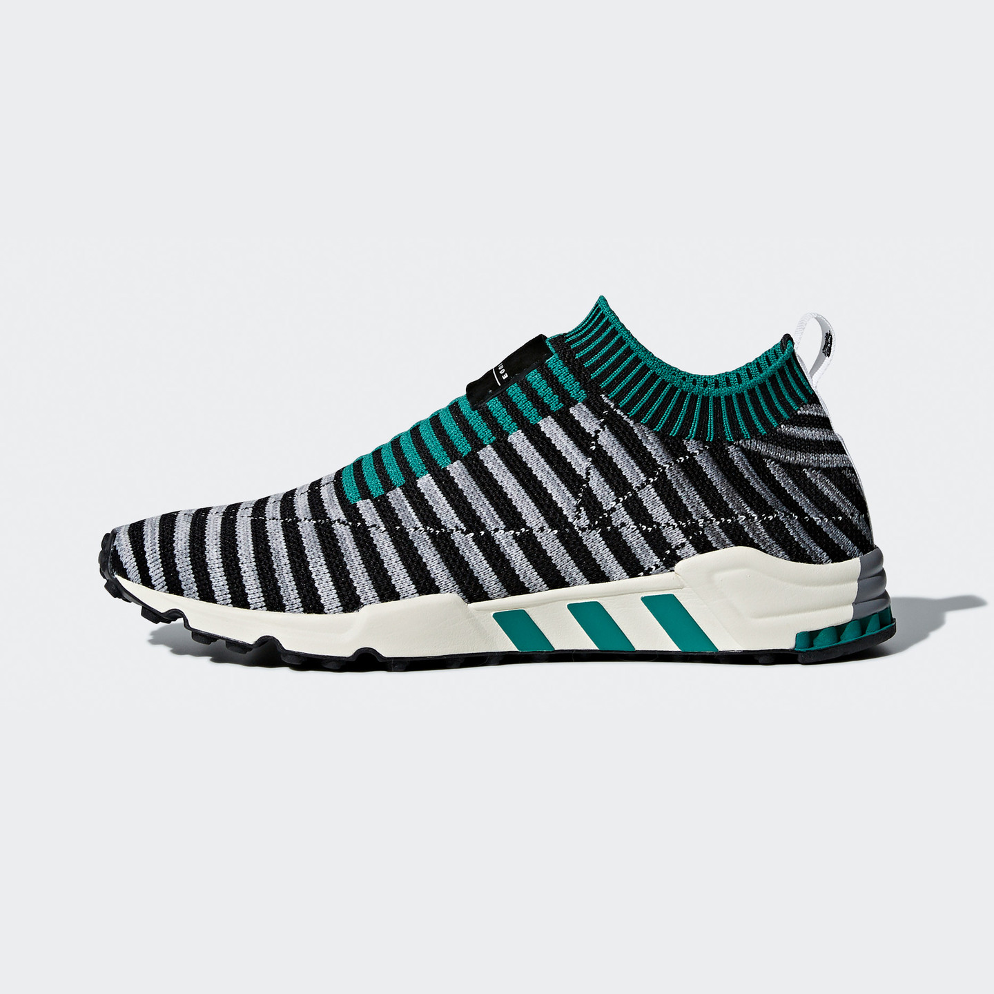 Adidas EQT Support Sk Primeknit Core Black / Grey One / Sub Green B37522-46.66